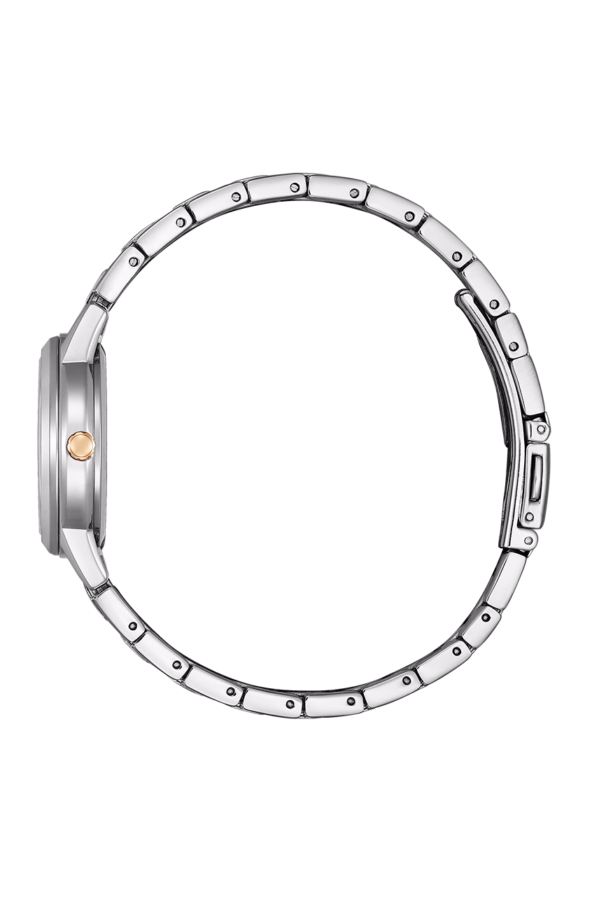 CITIZEN 星辰 LADY'S 優雅米白面光動能女錶 FE1244-72A