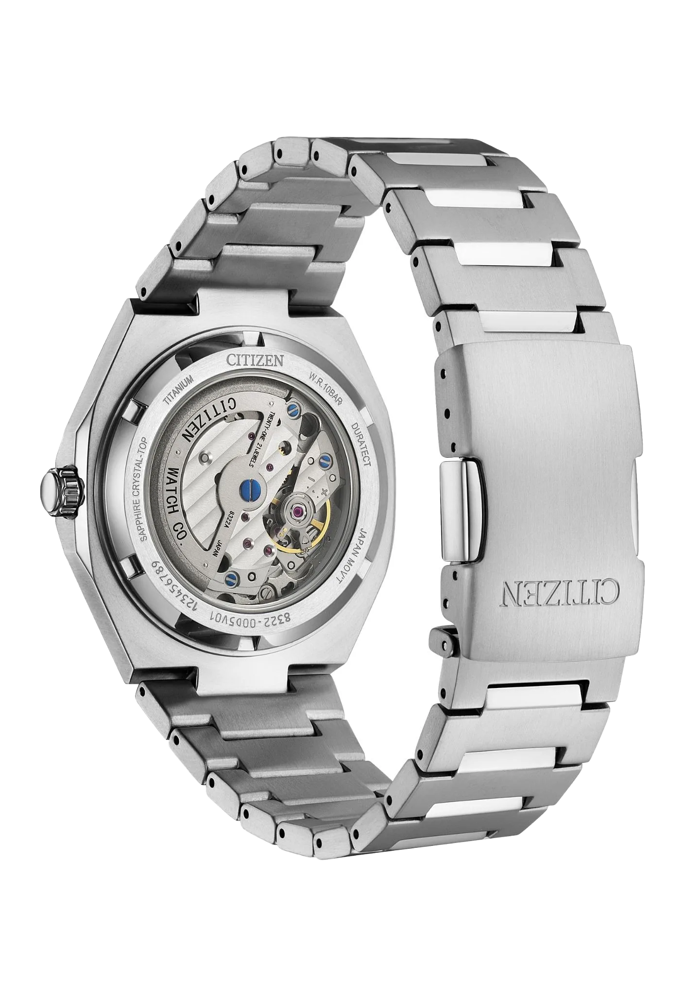 CITIZEN 星辰 Mechanical Zenshin 新鈦度系列 藍色 超級鈦機械錶 NK5020-58M：圖片 2