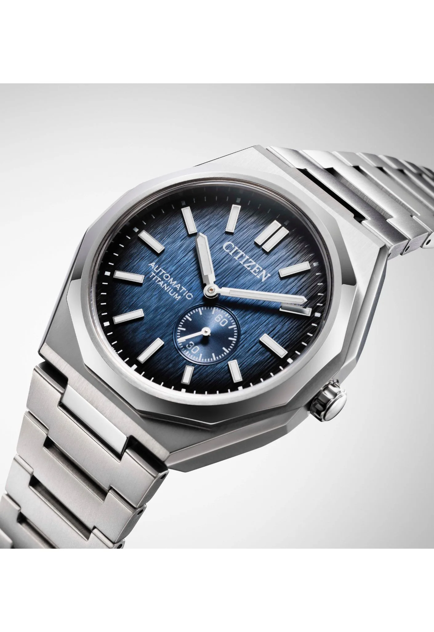 CITIZEN 星辰 Mechanical Zenshin 新鈦度系列 藍色 超級鈦機械錶 NK5020-58M：圖片 4