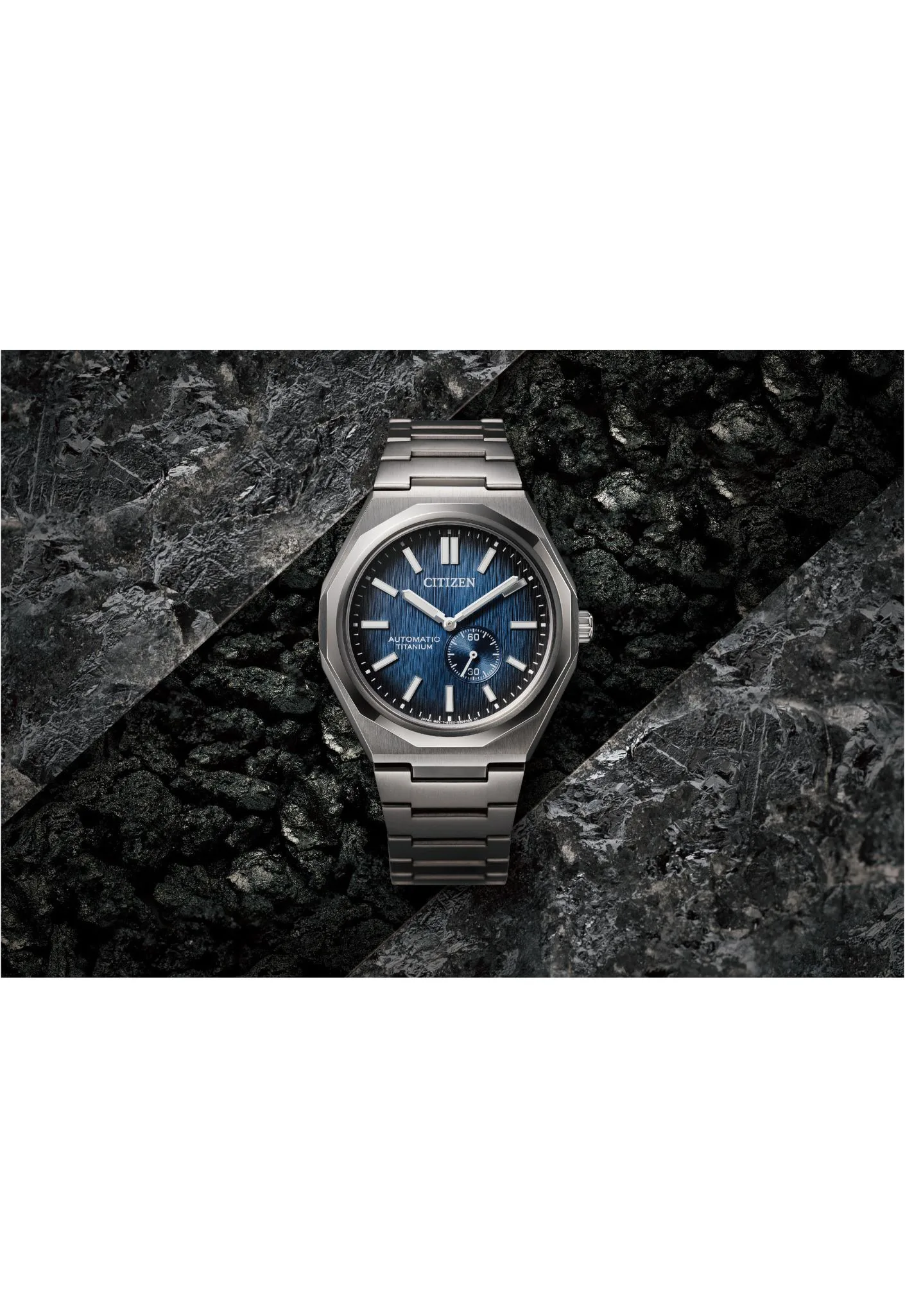 CITIZEN 星辰 Mechanical Zenshin 新鈦度系列 藍色 超級鈦機械錶 NK5020-58M：圖片 6