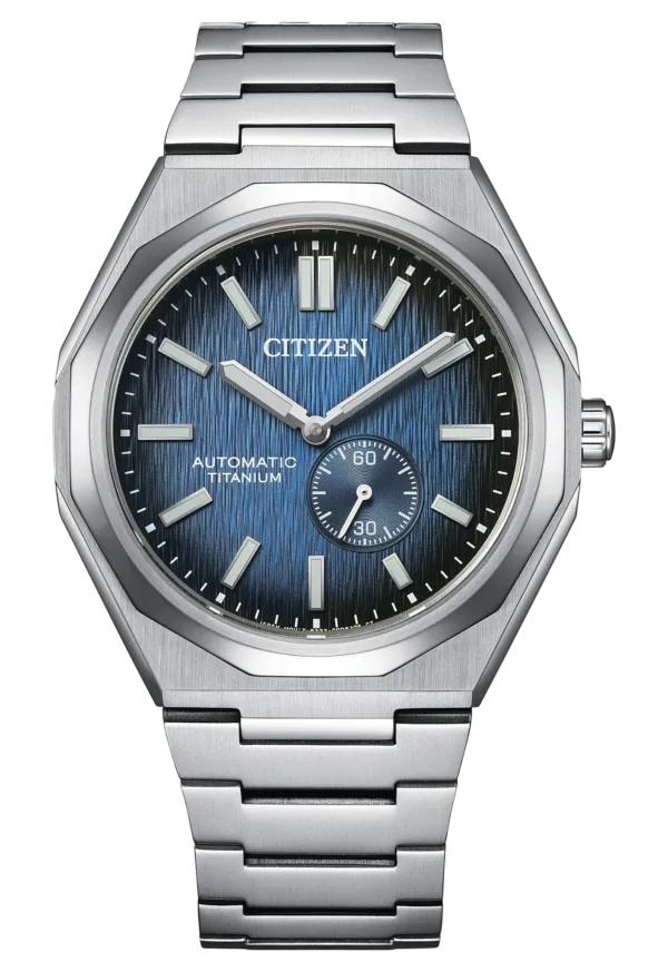 CITIZEN 星辰 Mechanical Zenshin 新鈦度系列 藍色 超級鈦機械錶 NK5020-58M