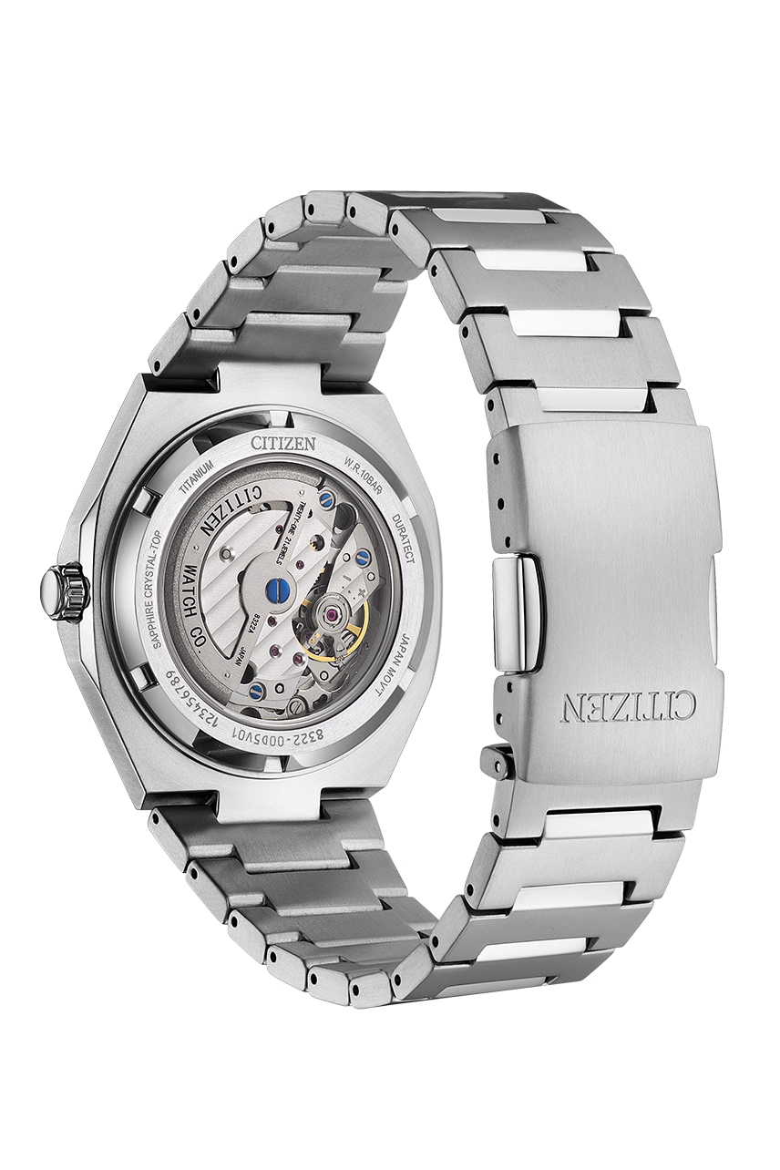 CITIZEN 星辰 Mechanical Zenshin 新鈦度系列 綠色 超級鈦機械錶 NK5020-58X