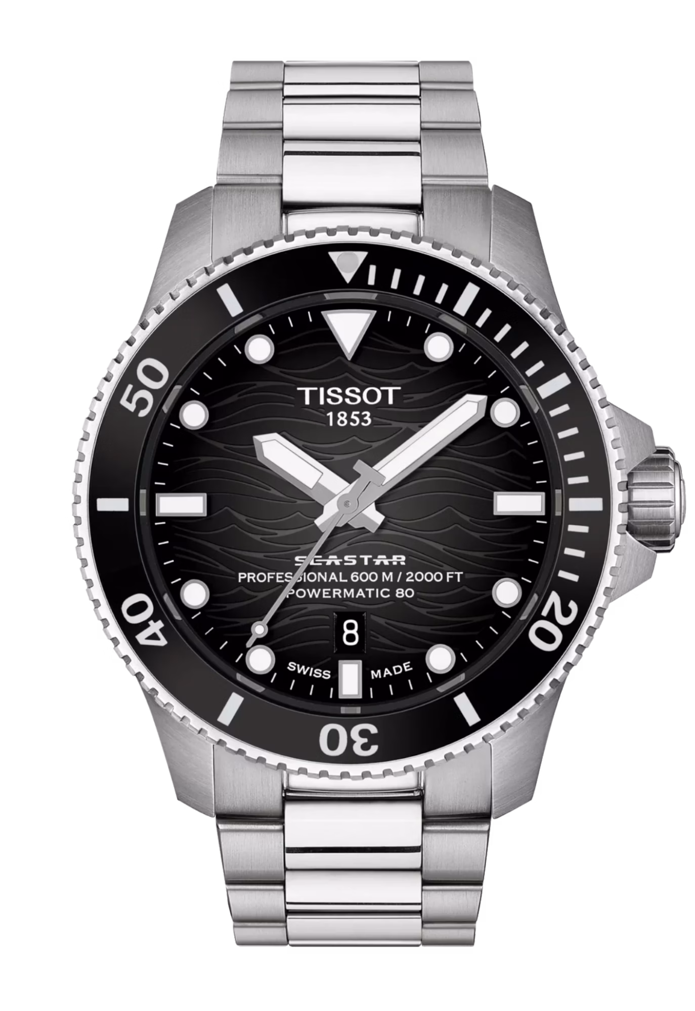 TISSOT 天梭 Seastar 2000 44mm 全黑海星潛水錶 T120.907.11.051.00