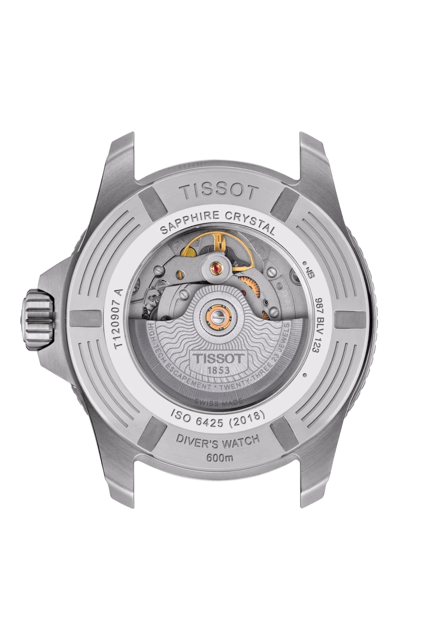 TISSOT 天梭 Seastar 2000 44mm 全黑海星潛水錶 T120.907.11.051.00：圖片 3