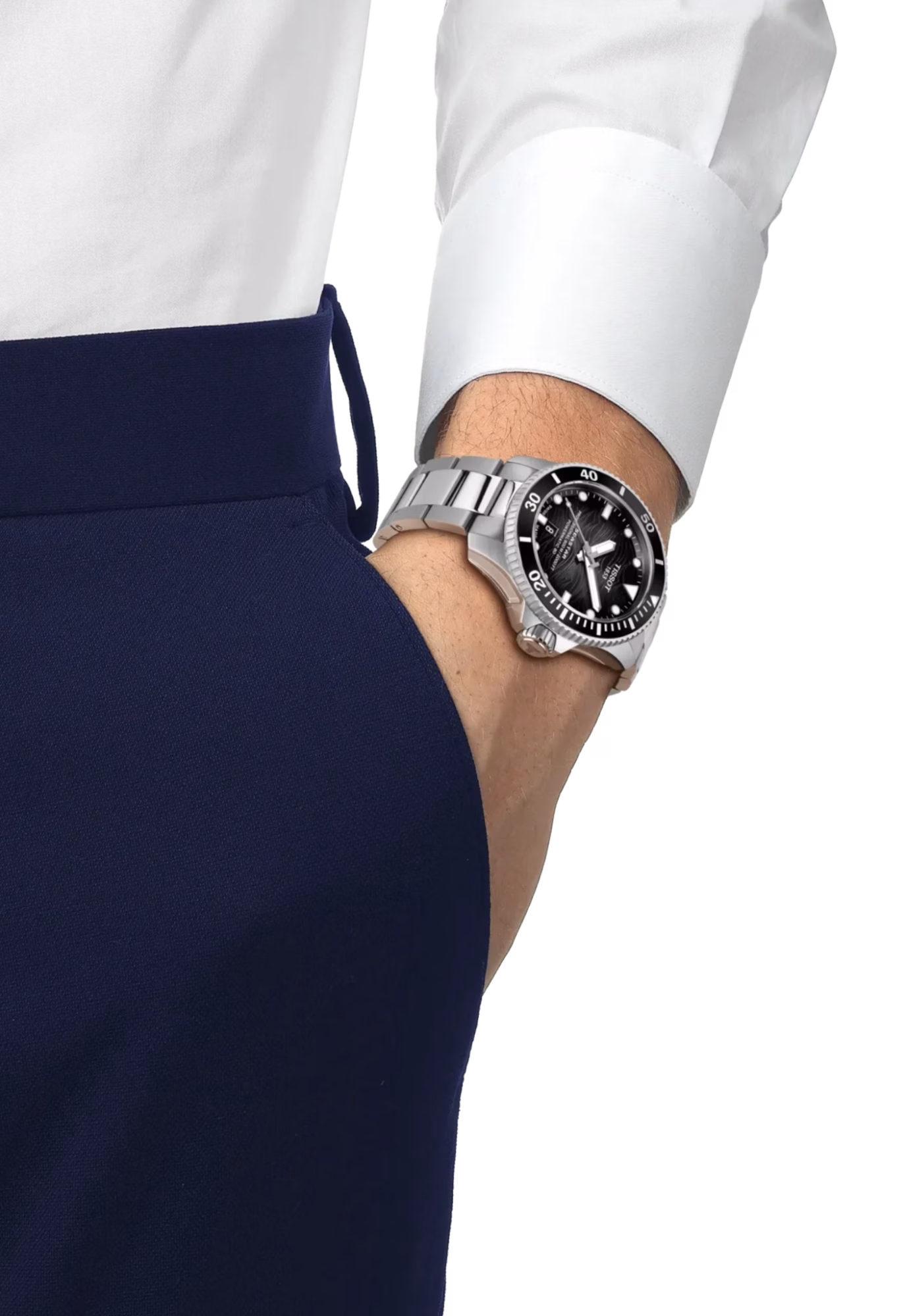 TISSOT 天梭 Seastar 2000 44mm 全黑海星潛水錶 T120.907.11.051.00