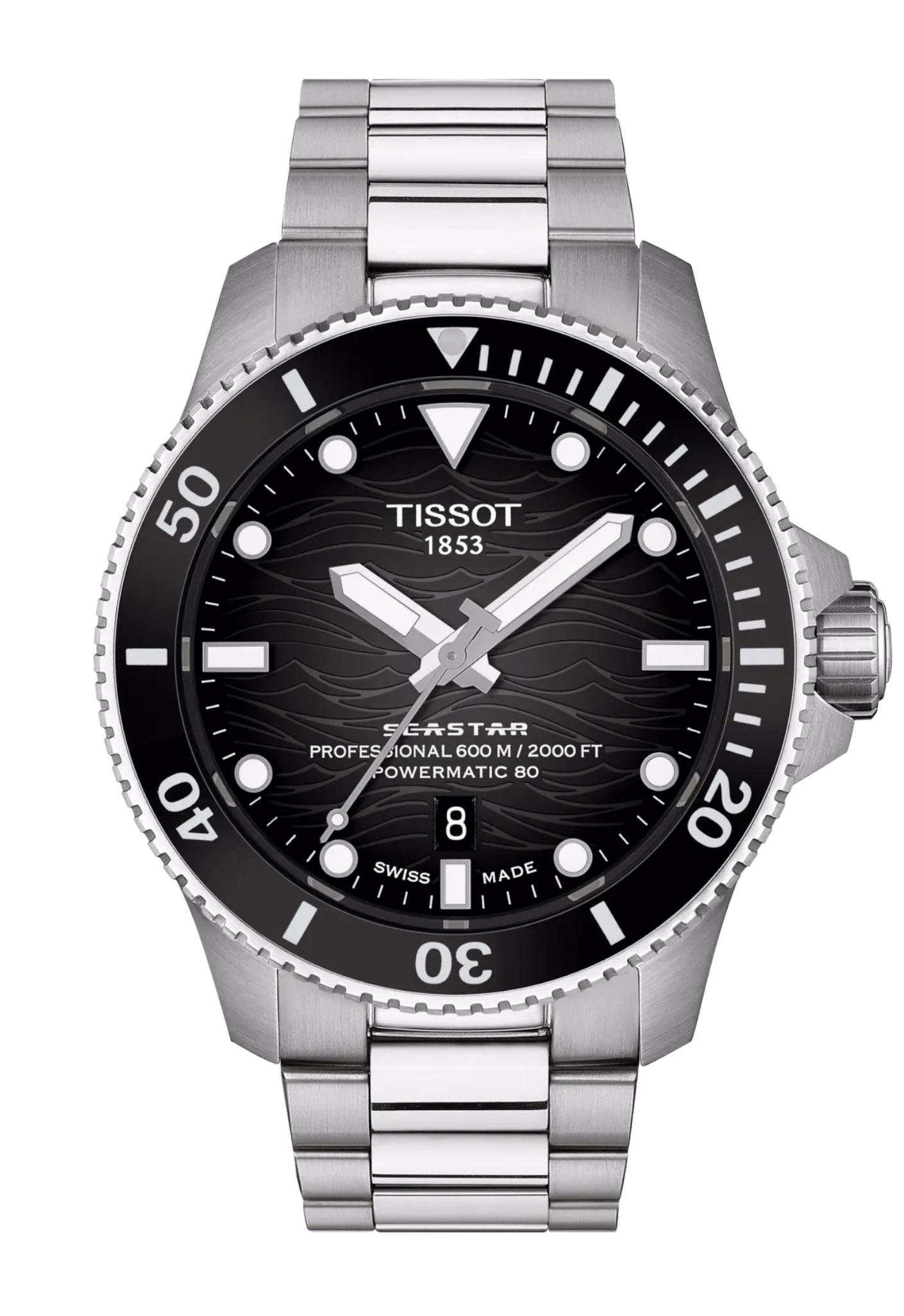 TISSOT 天梭 Seastar 2000 44mm 全黑海星潛水錶 T120.907.11.051.00：圖片 1