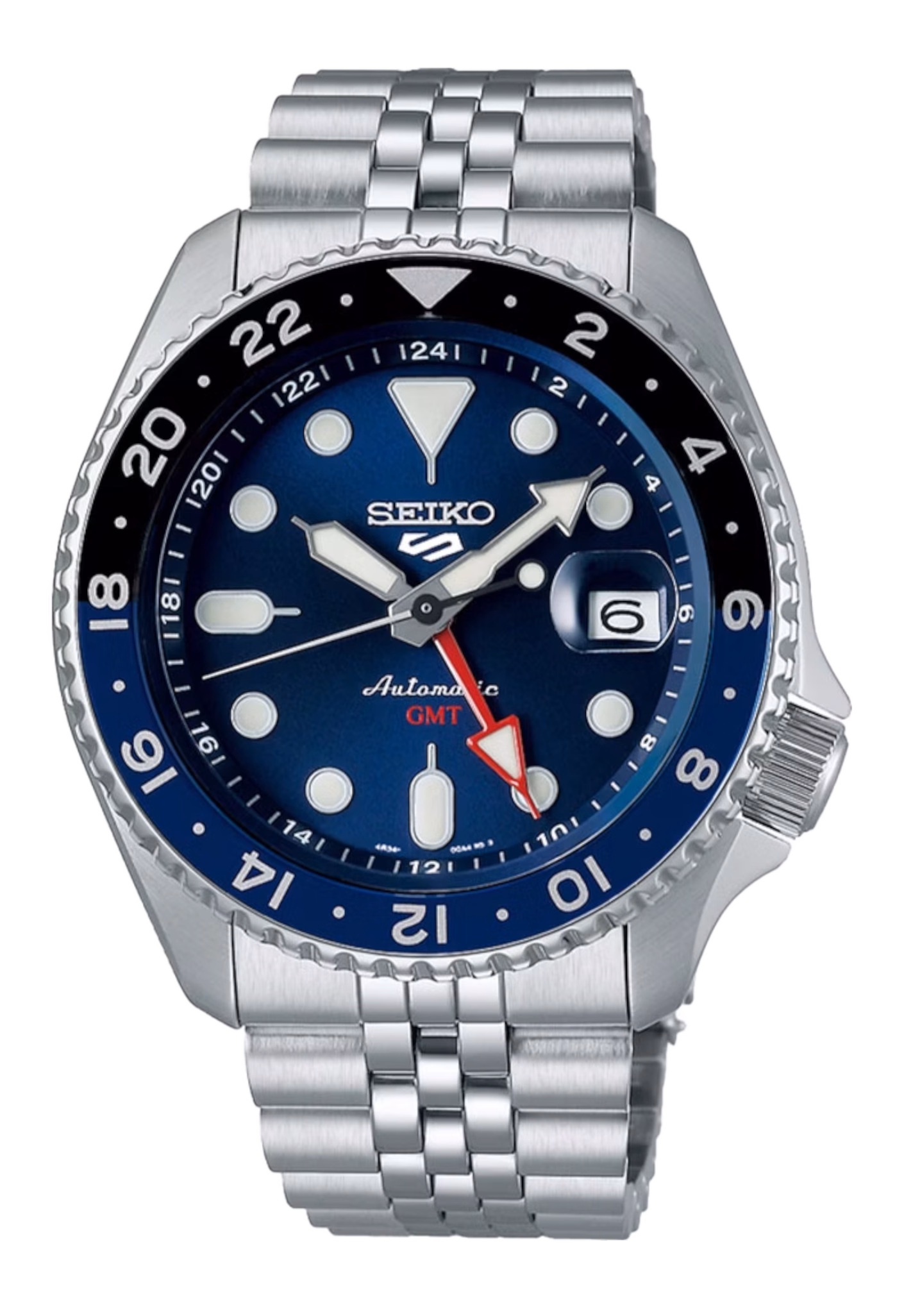 SEIKO 精工 5 Sports SSK003K1 SKX GMT系列 藍機械錶 4R34-00A0B：圖片 1