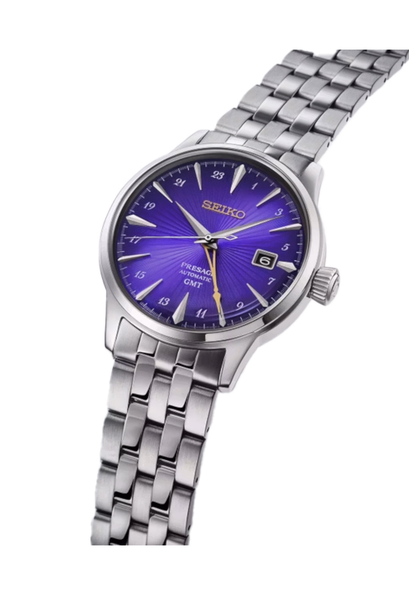 SEIKO 精工 Presage HCB006J1 145 週年紀念錶款 江戶紫光澤面盤 工藝限量機械錶 4R34-00J0P：圖片 3