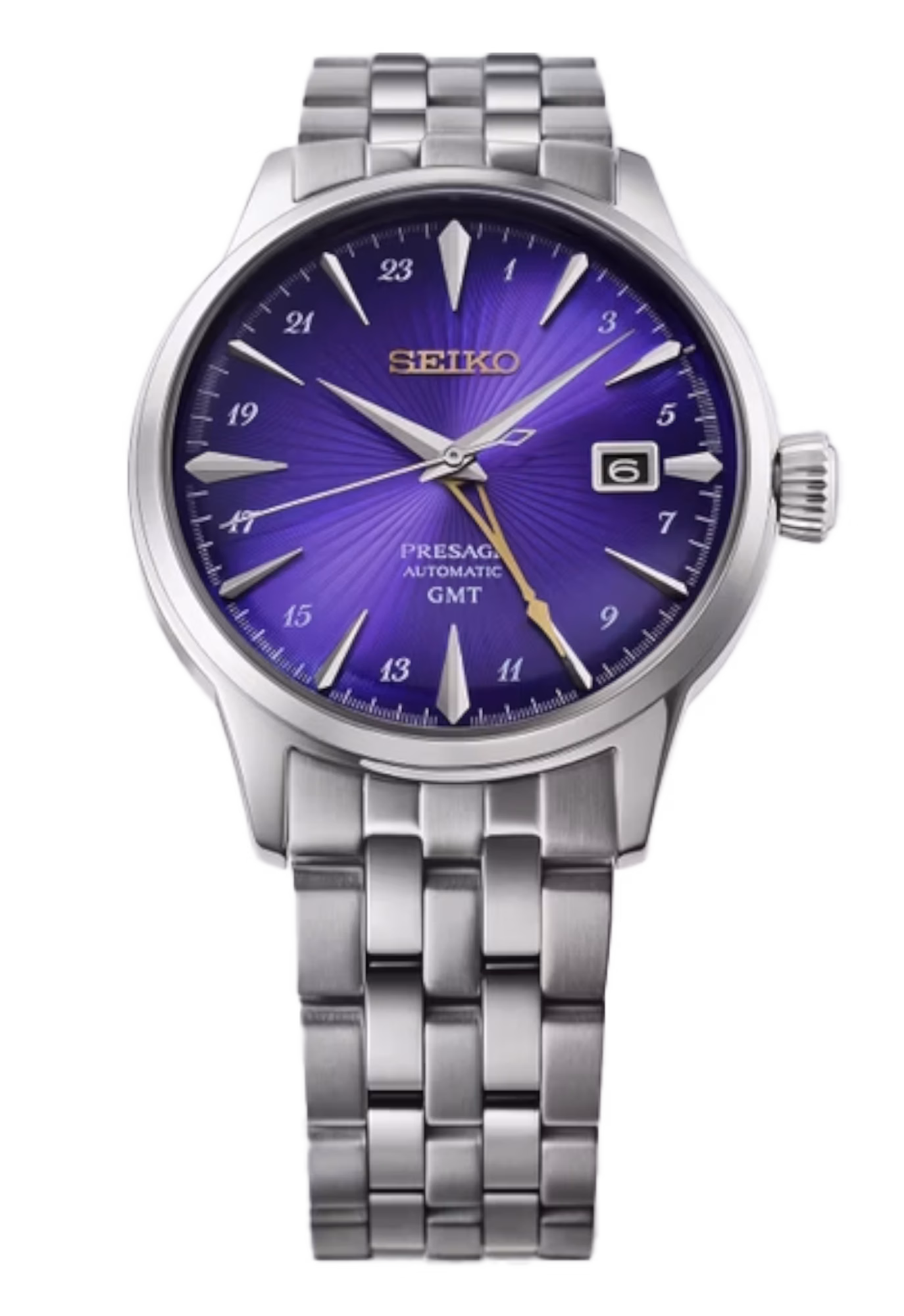 SEIKO 精工 Presage HCB006J1 145 週年紀念錶款 江戶紫光澤面盤 工藝限量機械錶 4R34-00J0P