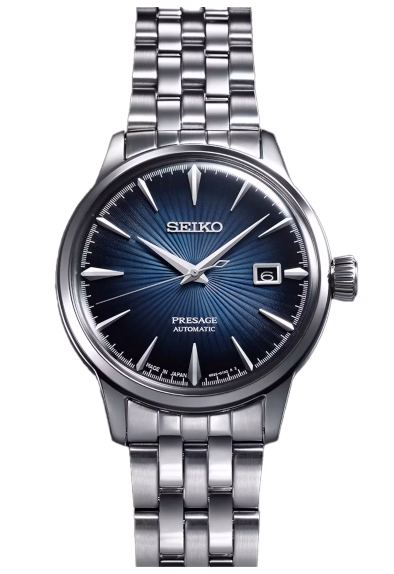 SEIKO 精工 Presage SRPB41J1 經典藍機械錶 4R35-01T0A