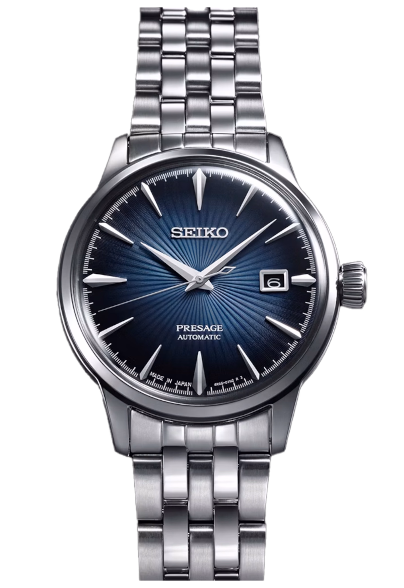 SEIKO 精工 Presage SRPB41J1 經典藍機械錶 4R35-01T0A：圖片 2