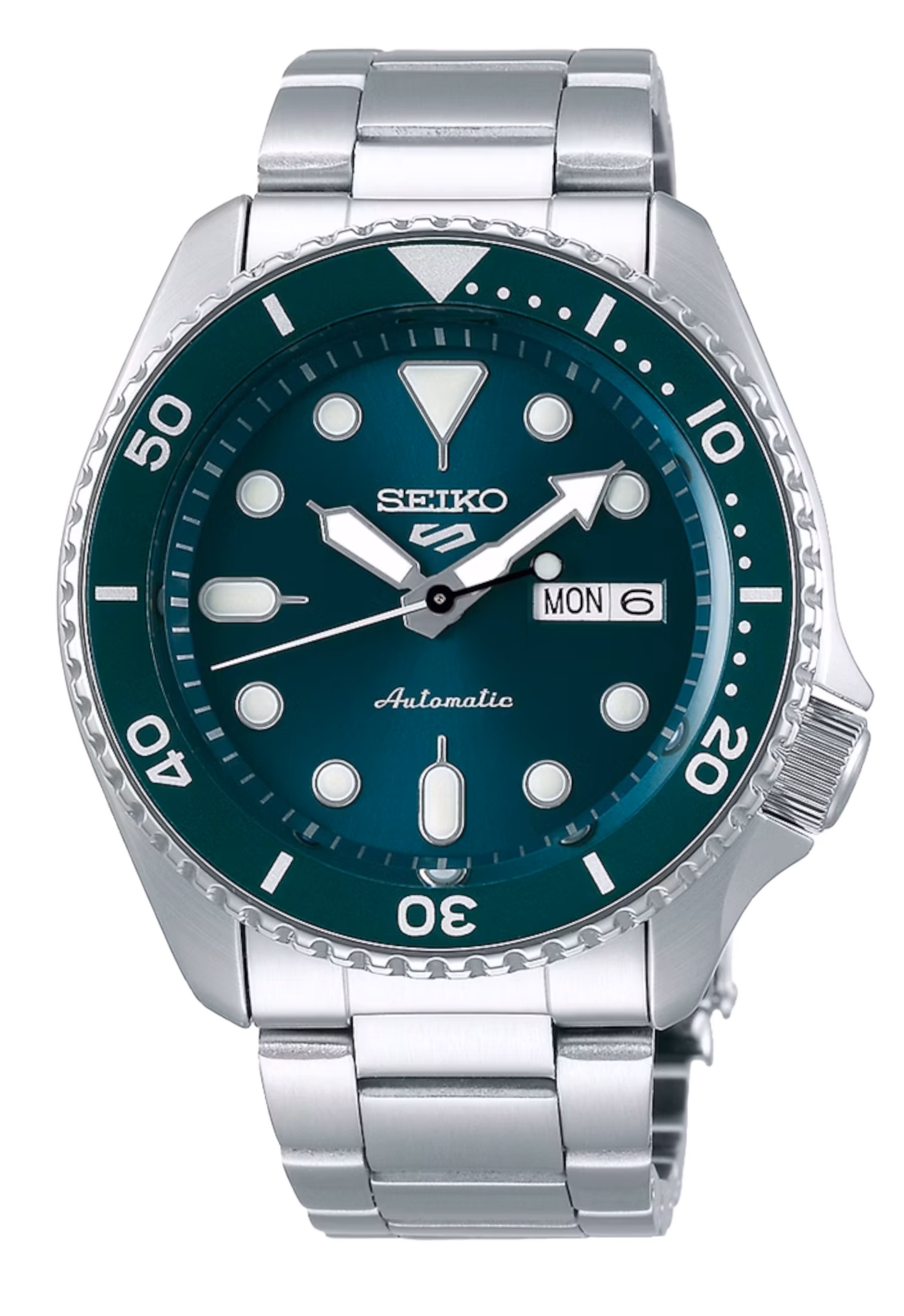 SEIKO 精工 5 Sports SRPD61K1 復古綠 經典機械腕錶 4R36-07G0M：圖片 1