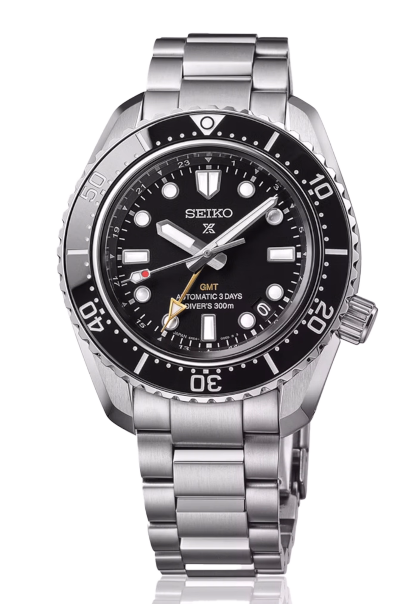 SEIKO 精工 PROSPEX HBC002J1 1968 Heritage Diver's GMT雙時區 黑色 6R54-00P0D：圖片 2
