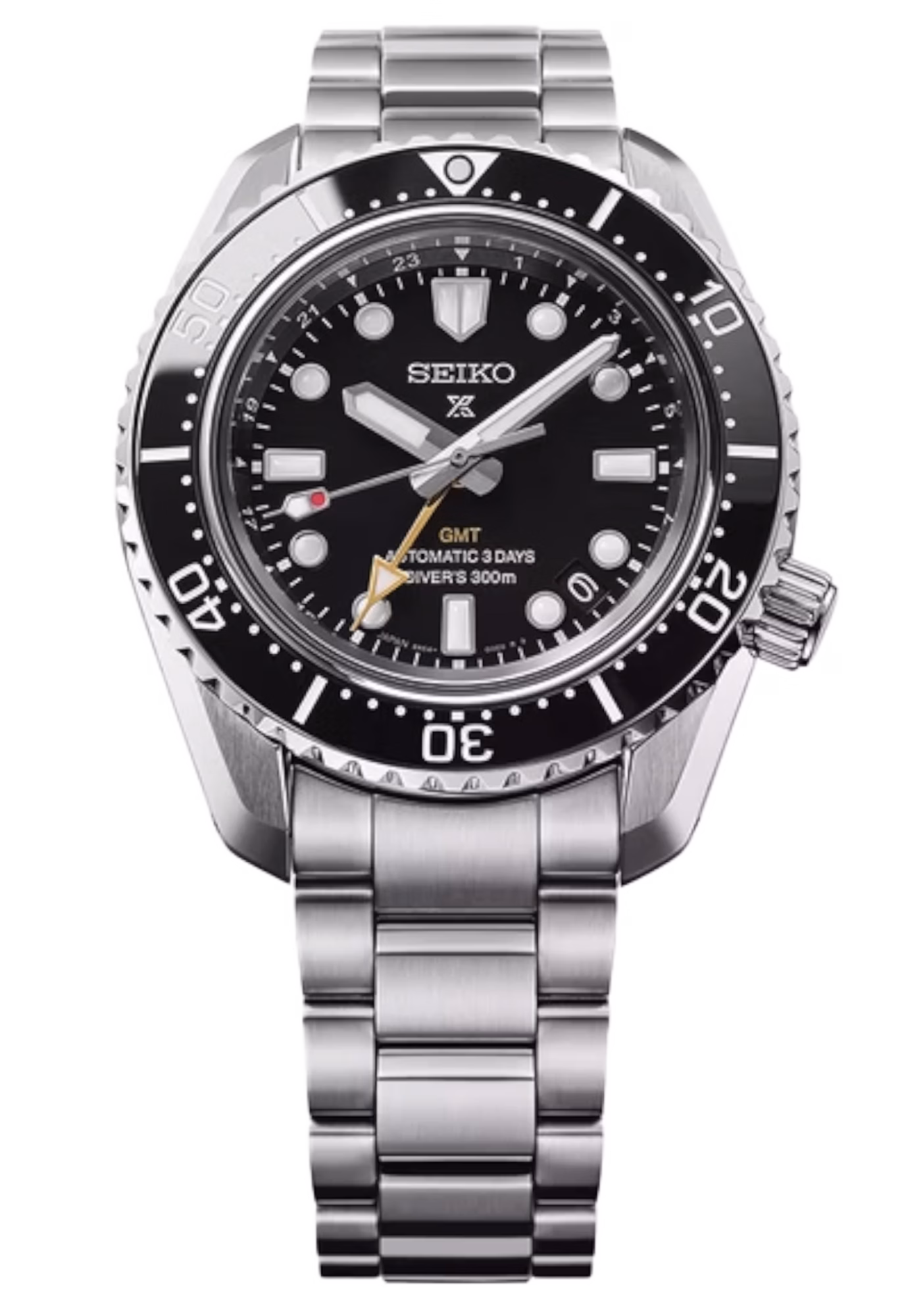 SEIKO 精工 PROSPEX HBC002J1 1968 Heritage Diver's GMT雙時區 黑色 6R54-00P0D