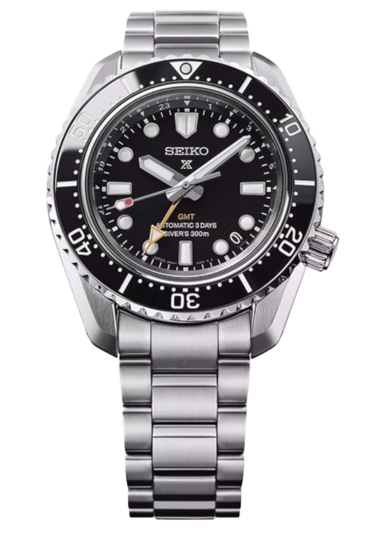 SEIKO 精工 PROSPEX HBC002J1 1968 Heritage Diver's GMT雙時區 黑色 6R54-00P0D：圖片 4