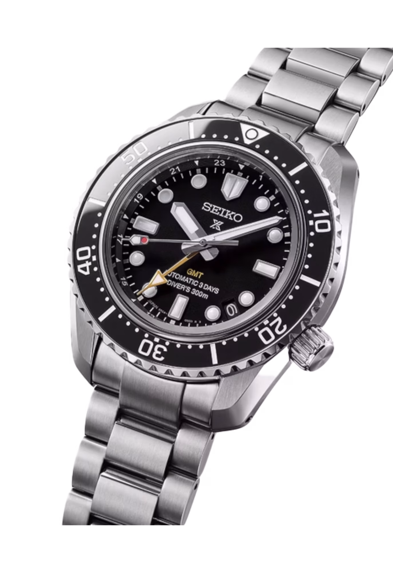 SEIKO 精工 PROSPEX HBC002J1 1968 Heritage Diver's GMT雙時區 黑色 6R54-00P0D