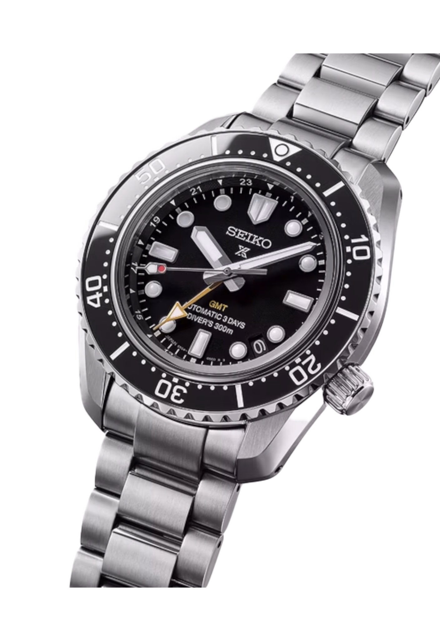 SEIKO 精工 PROSPEX HBC002J1 1968 Heritage Diver's GMT雙時區 黑色 6R54-00P0D：圖片 5