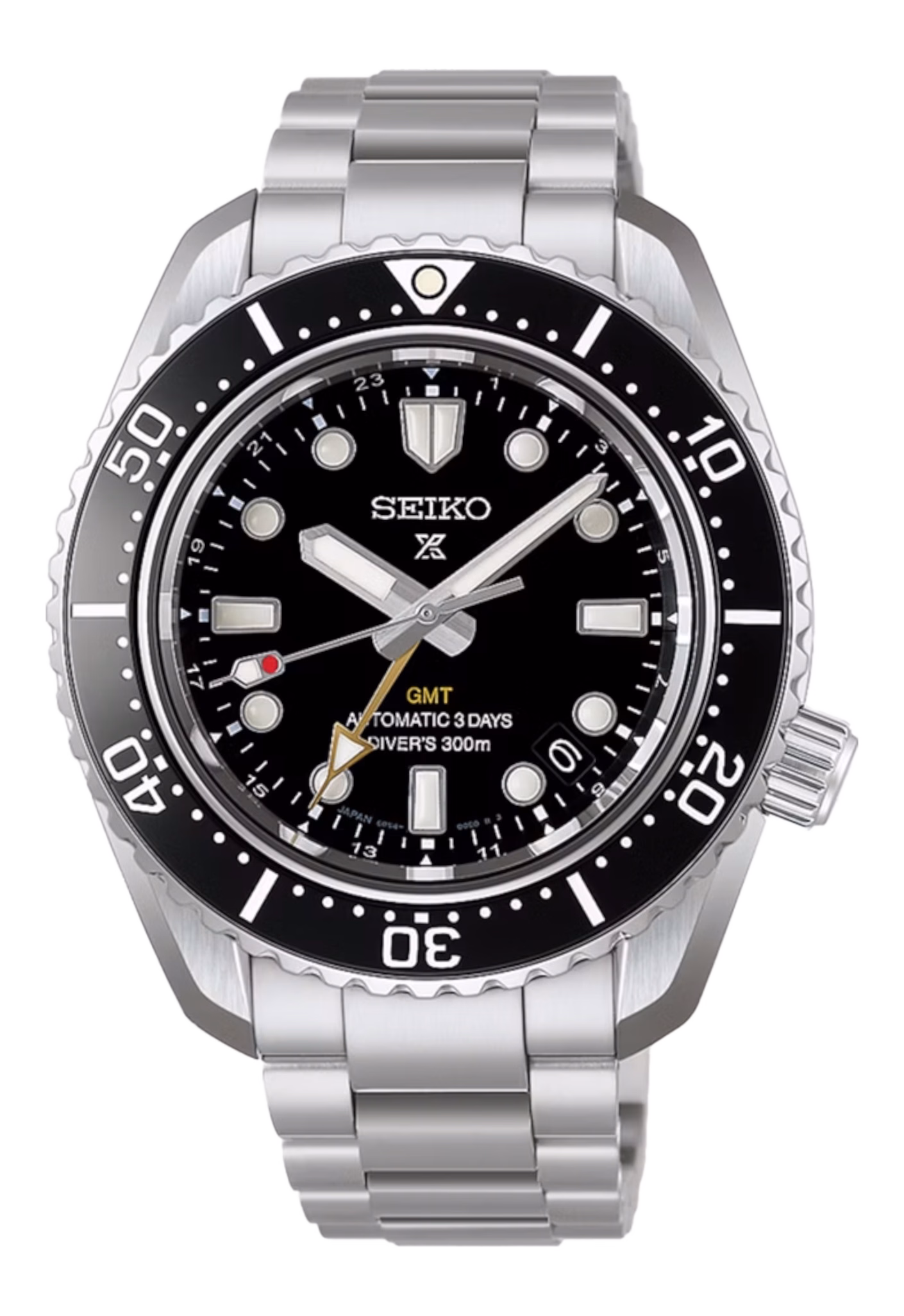 SEIKO 精工 PROSPEX HBC002J1 1968 Heritage Diver's GMT雙時區 黑色 6R54-00P0D：圖片 1