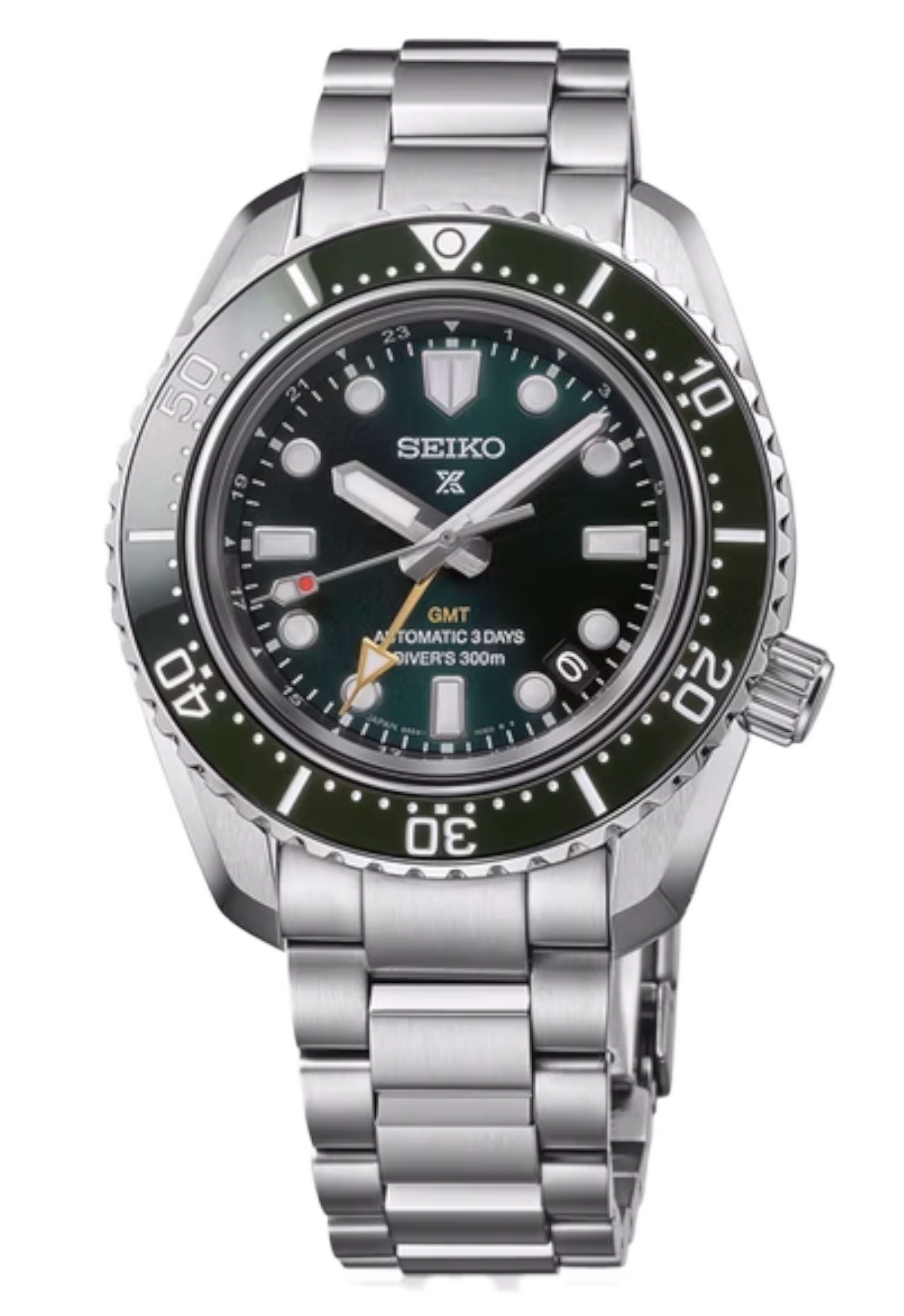 SEIKO 精工 PROSPEX HBC001J1 1968 Heritage Diver's GMT雙時區 綠色 6R54-00P0G：圖片 2