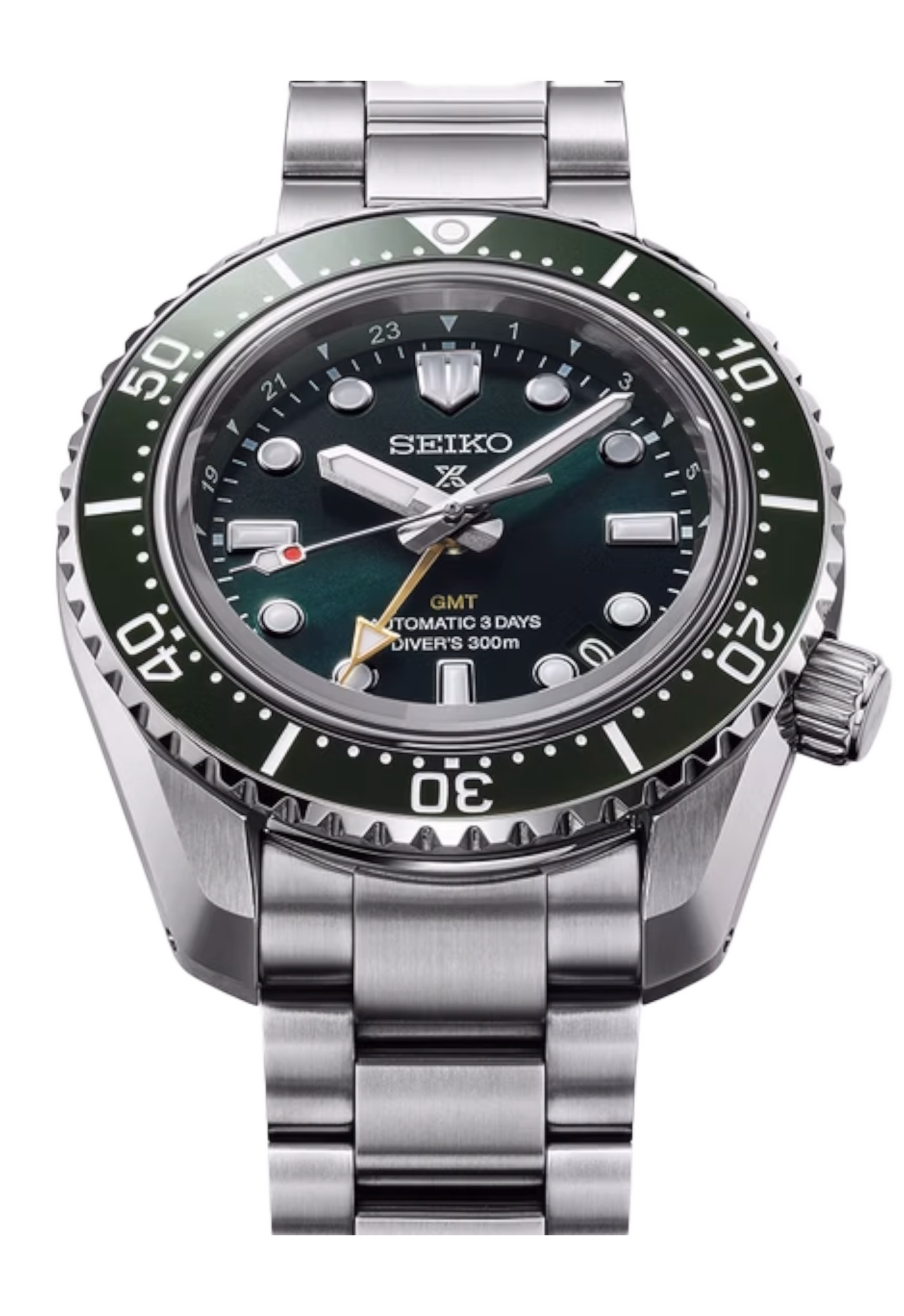 SEIKO 精工 PROSPEX HBC001J1 1968 Heritage Diver's GMT雙時區 綠色 6R54-00P0G：圖片 3