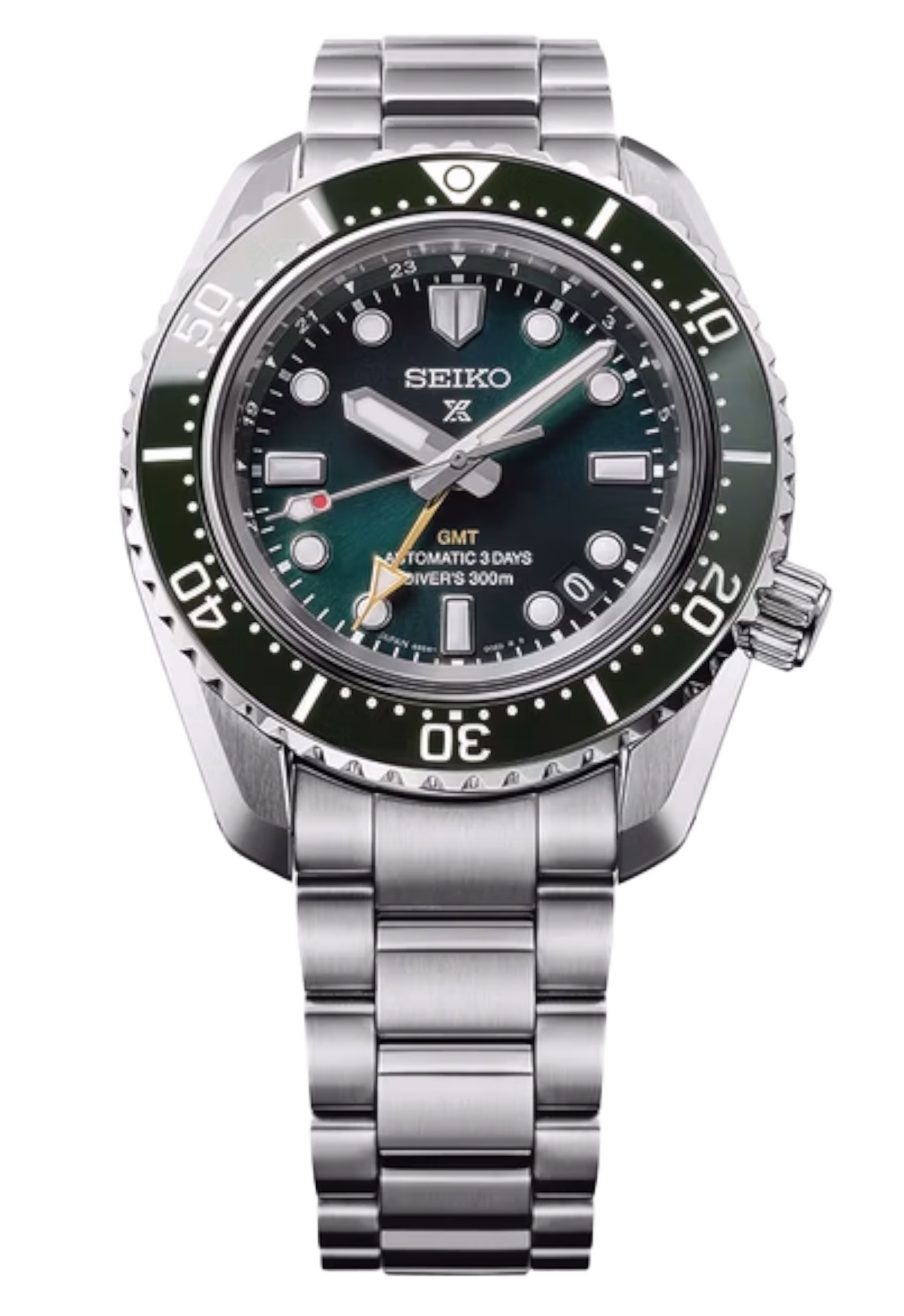 SEIKO 精工 PROSPEX HBC001J1 1968 Heritage Diver's GMT雙時區 綠色 6R54-00P0G：圖片 4