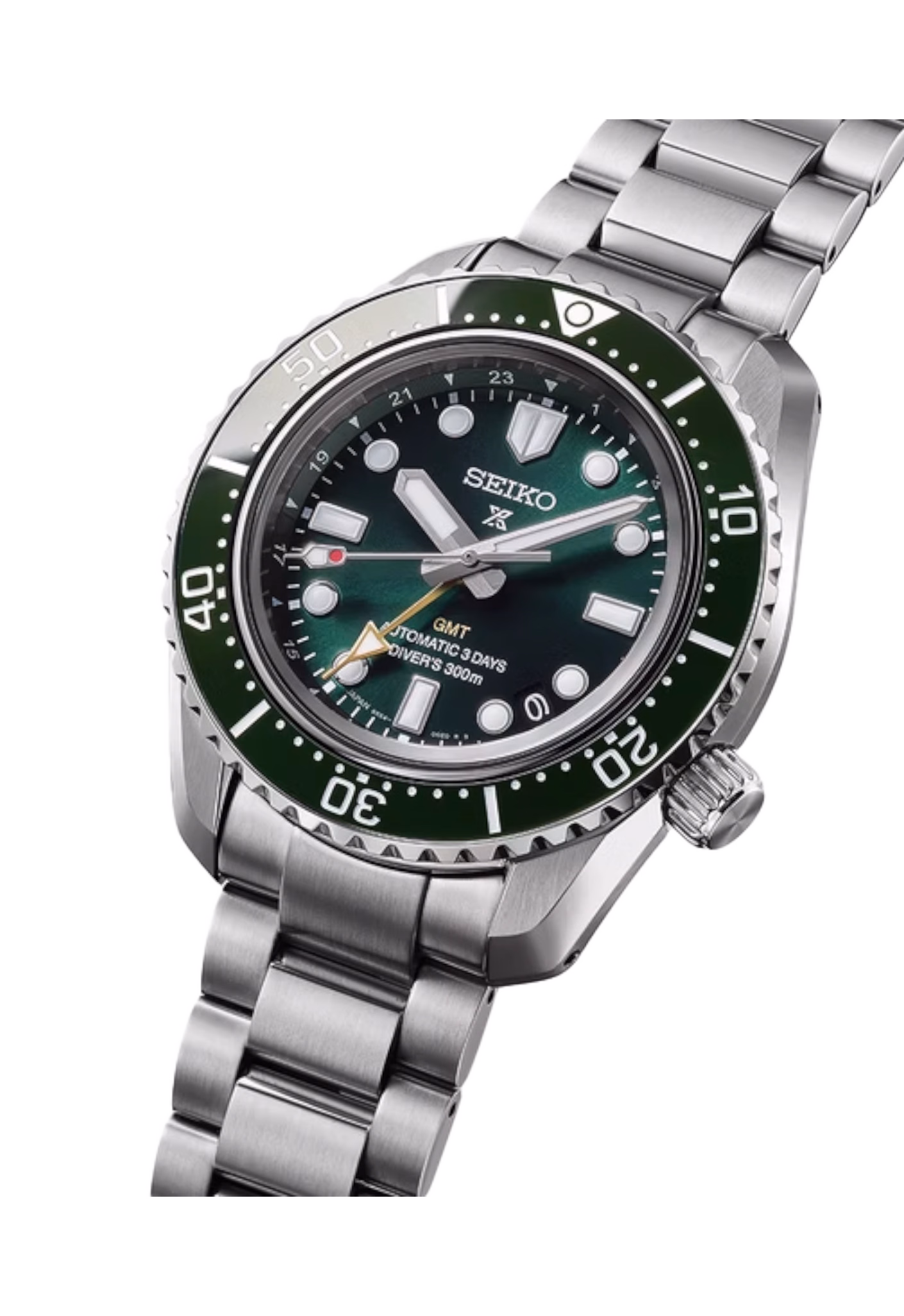 SEIKO 精工 PROSPEX HBC001J1 1968 Heritage Diver's GMT雙時區 綠色 6R54-00P0G：圖片 5