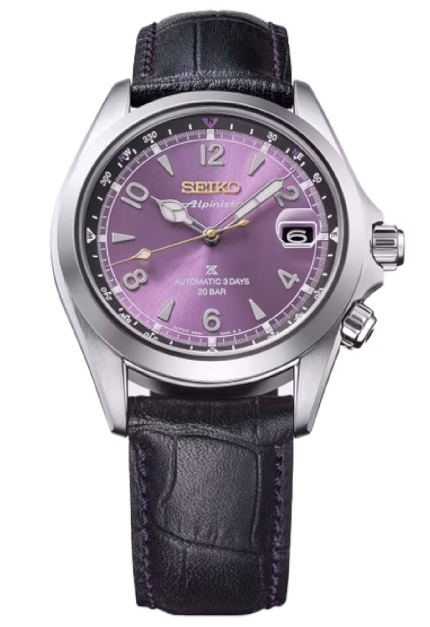 SEIKO 精工 Prospex HBC006J1 145 週年紀念錶款 江戶紫 三日鍊機械錶 6R55-00Y0P