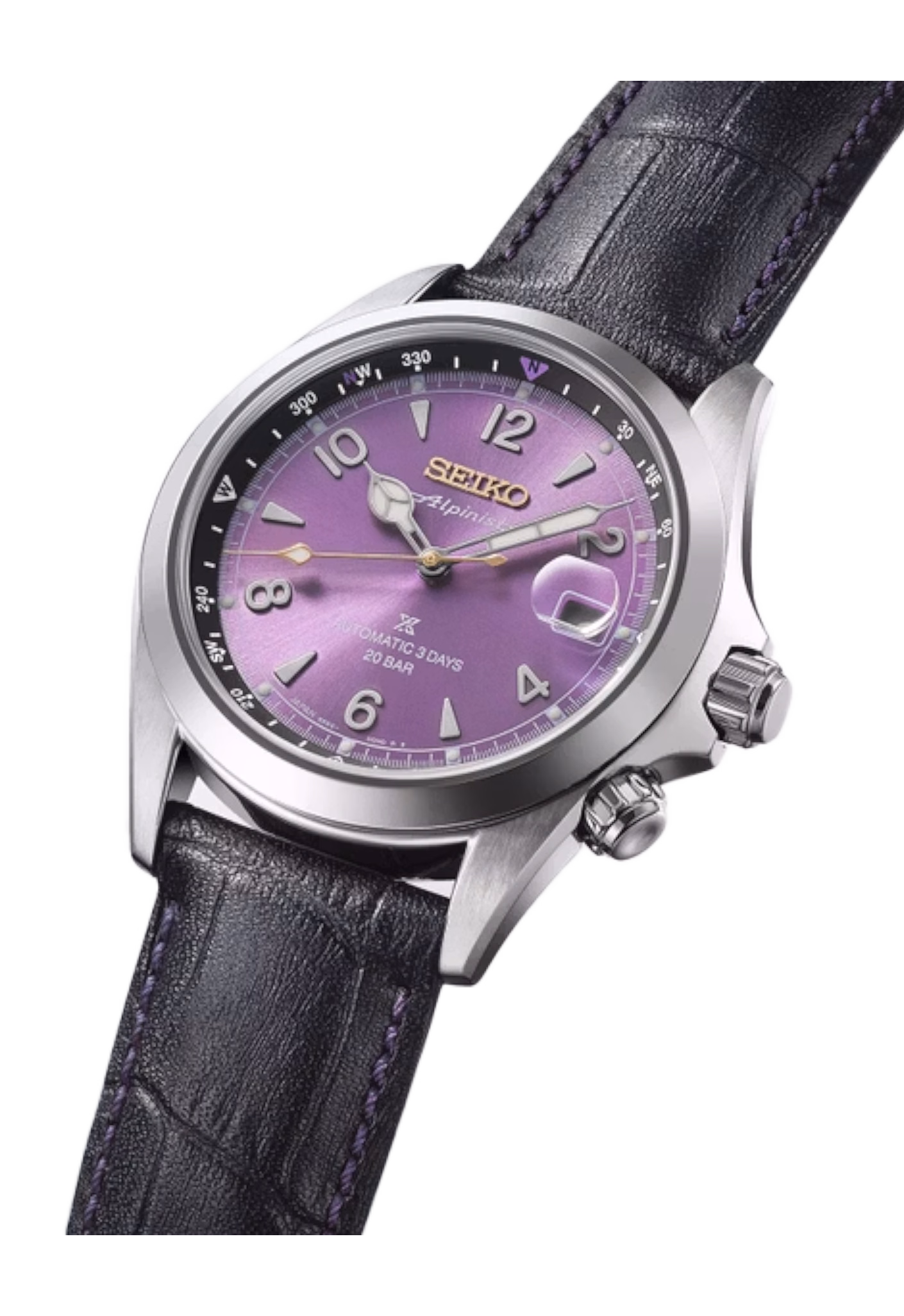 SEIKO 精工 Prospex HBC006J1 145 週年紀念錶款 江戶紫 三日鍊機械錶 6R55-00Y0P：圖片 3