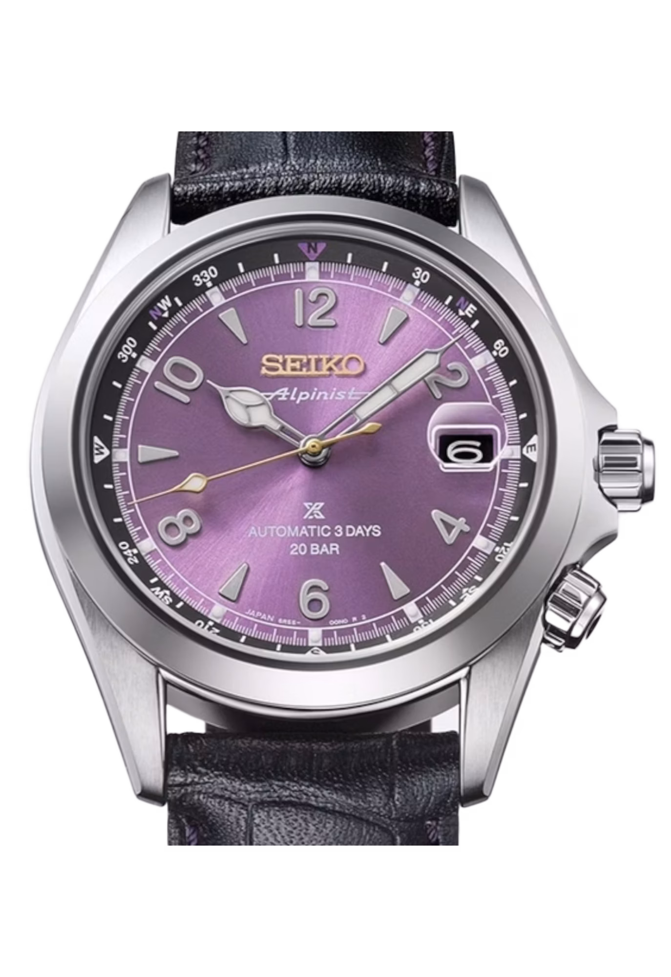SEIKO 精工 Prospex HBC006J1 145 週年紀念錶款 江戶紫 三日鍊機械錶 6R55-00Y0P