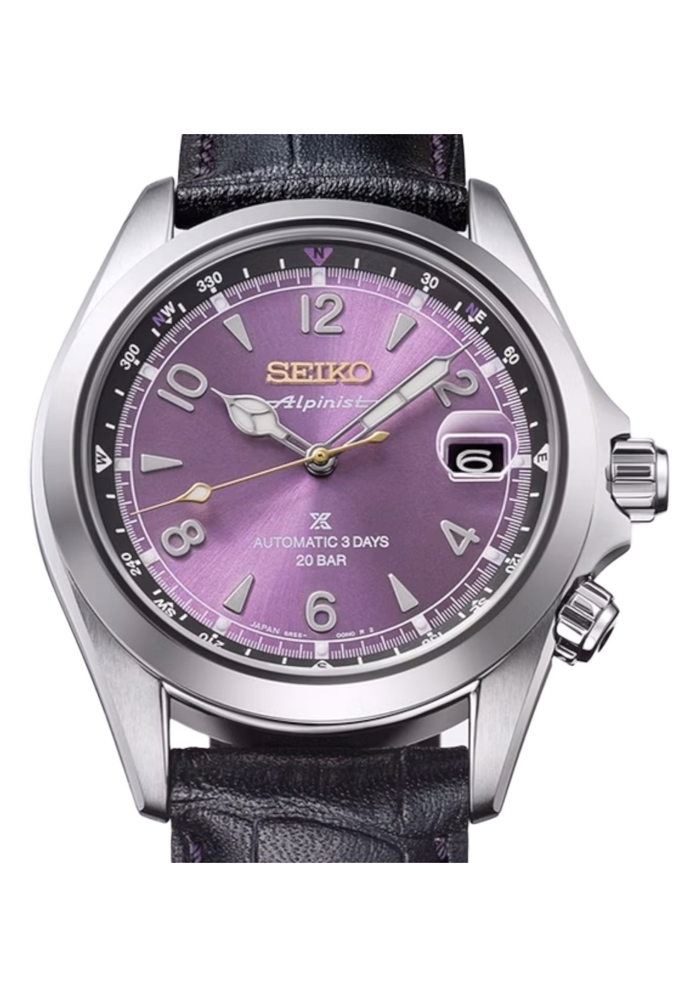 SEIKO 精工 Prospex HBC006J1 145 週年紀念錶款 江戶紫 三日鍊機械錶 6R55-00Y0P：圖片 4