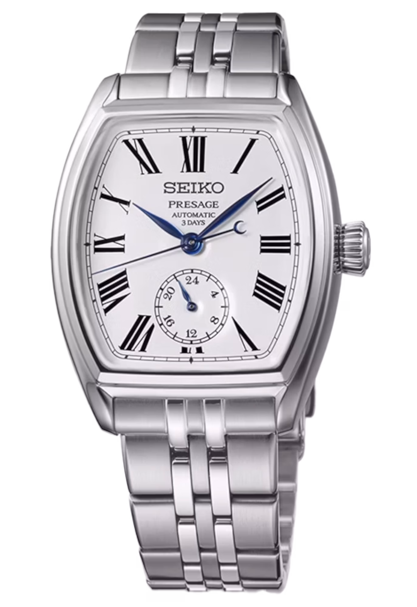 SEIKO 精工 Presage SPB537J1 珐瑯面盤 三日鍊工藝機械錶 6R5H-00F0S
