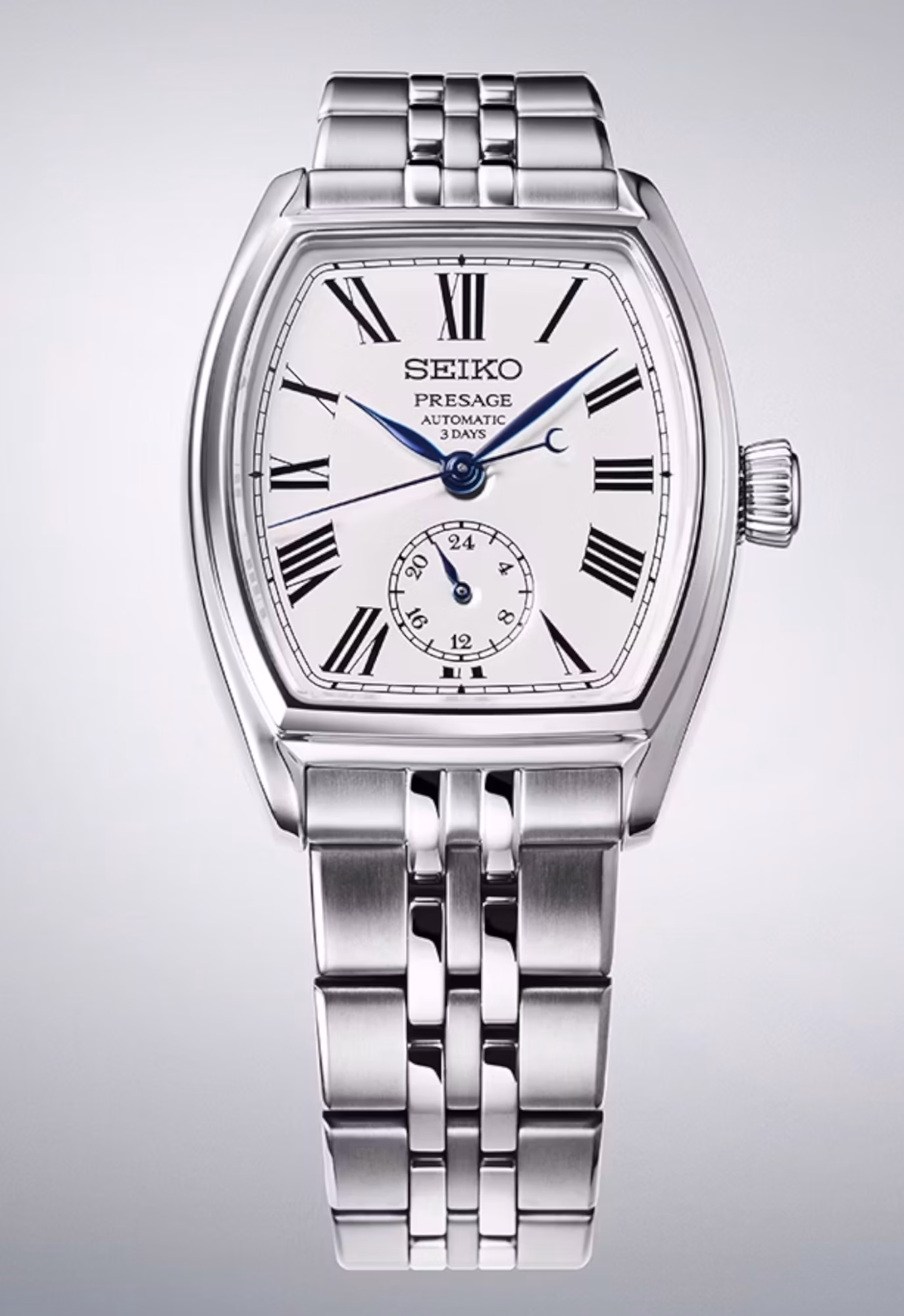 SEIKO 精工 Presage SPB537J1 珐瑯面盤 三日鍊工藝機械錶 6R5H-00F0S