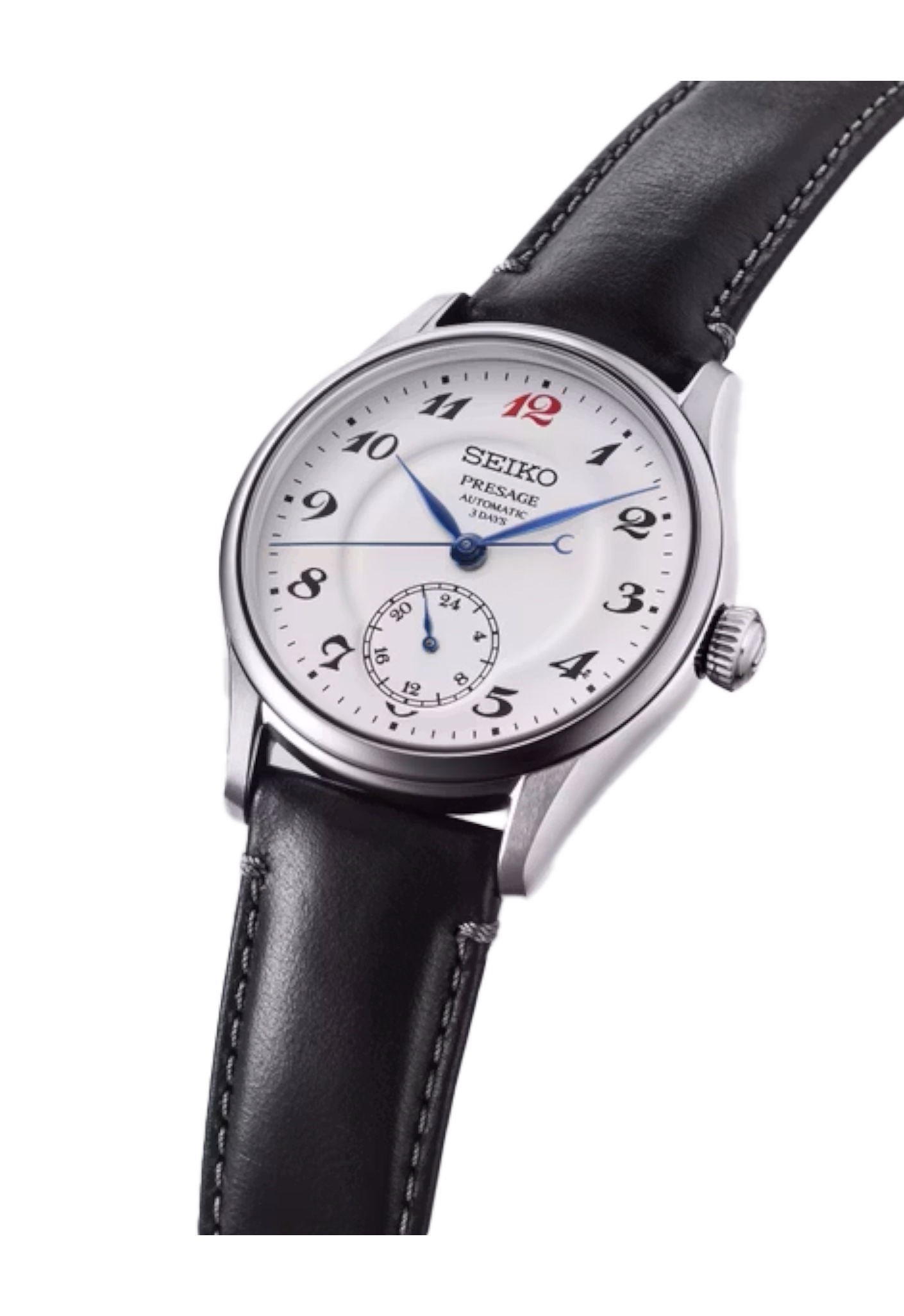 SEIKO 精工 Presage HCC005J1 紅12 珐瑯面盤 三日鍊工藝機械錶 6R5H-00H0S：圖片 2