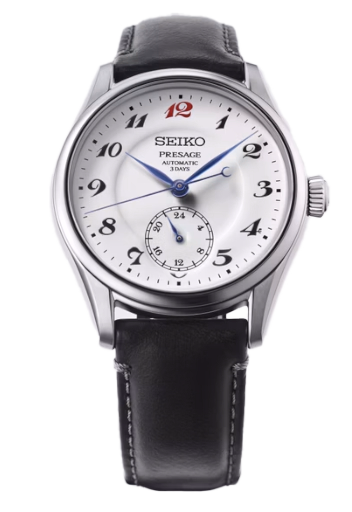 SEIKO 精工 Presage HCC005J1 紅12 珐瑯面盤 三日鍊工藝機械錶 6R5H-00H0S：圖片 4