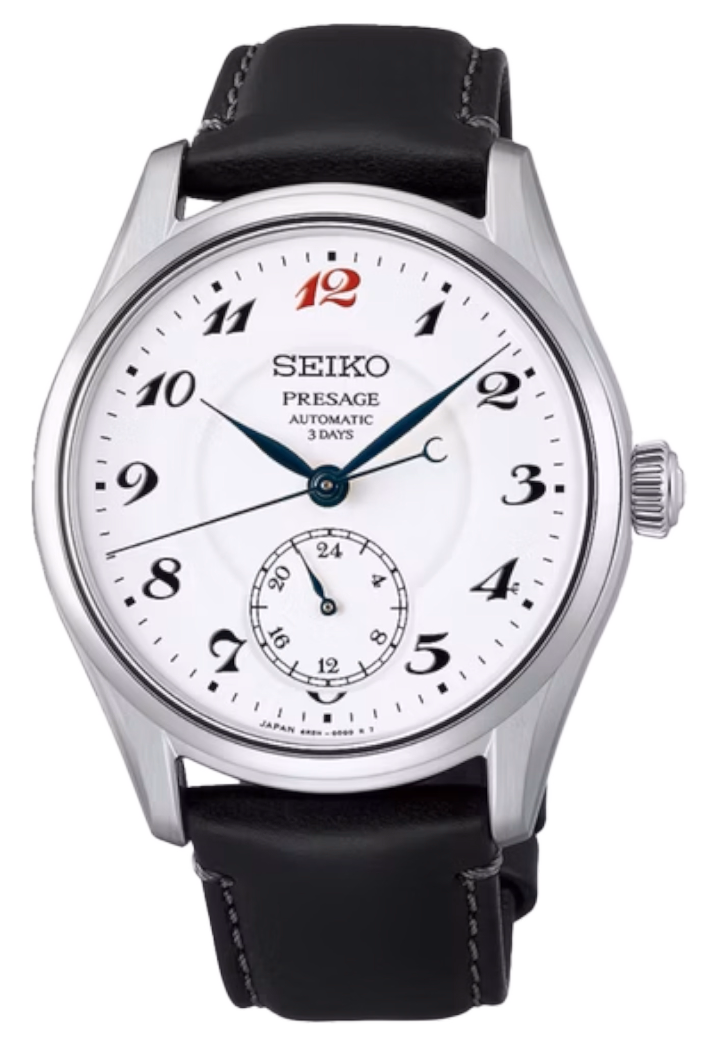 SEIKO 精工 Presage HCC005J1 紅12 珐瑯面盤 三日鍊工藝機械錶 6R5H-00H0S：圖片 1