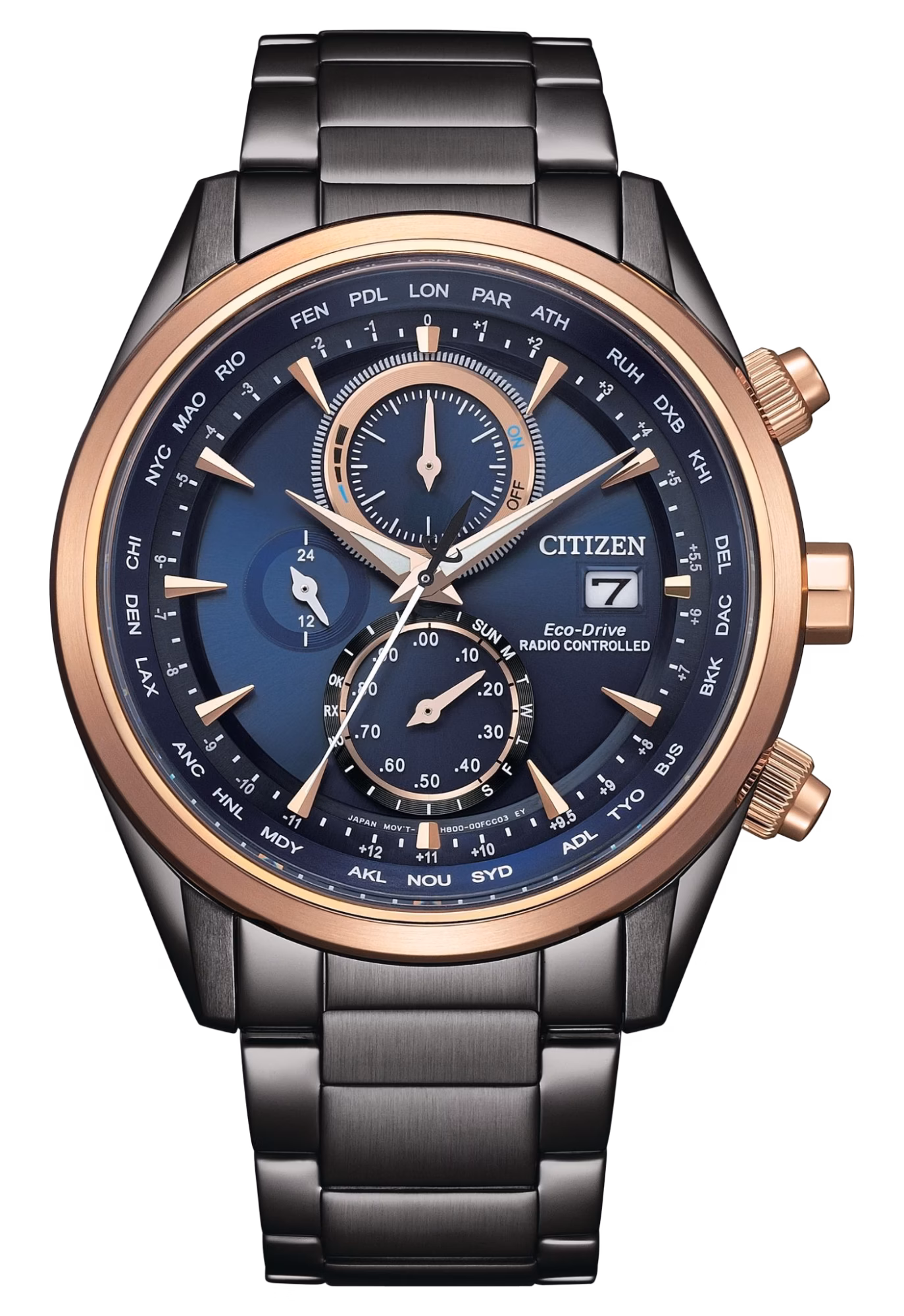 CITIZEN 星辰 GENT’S 光動能電波對時腕錶 AT8269-81L