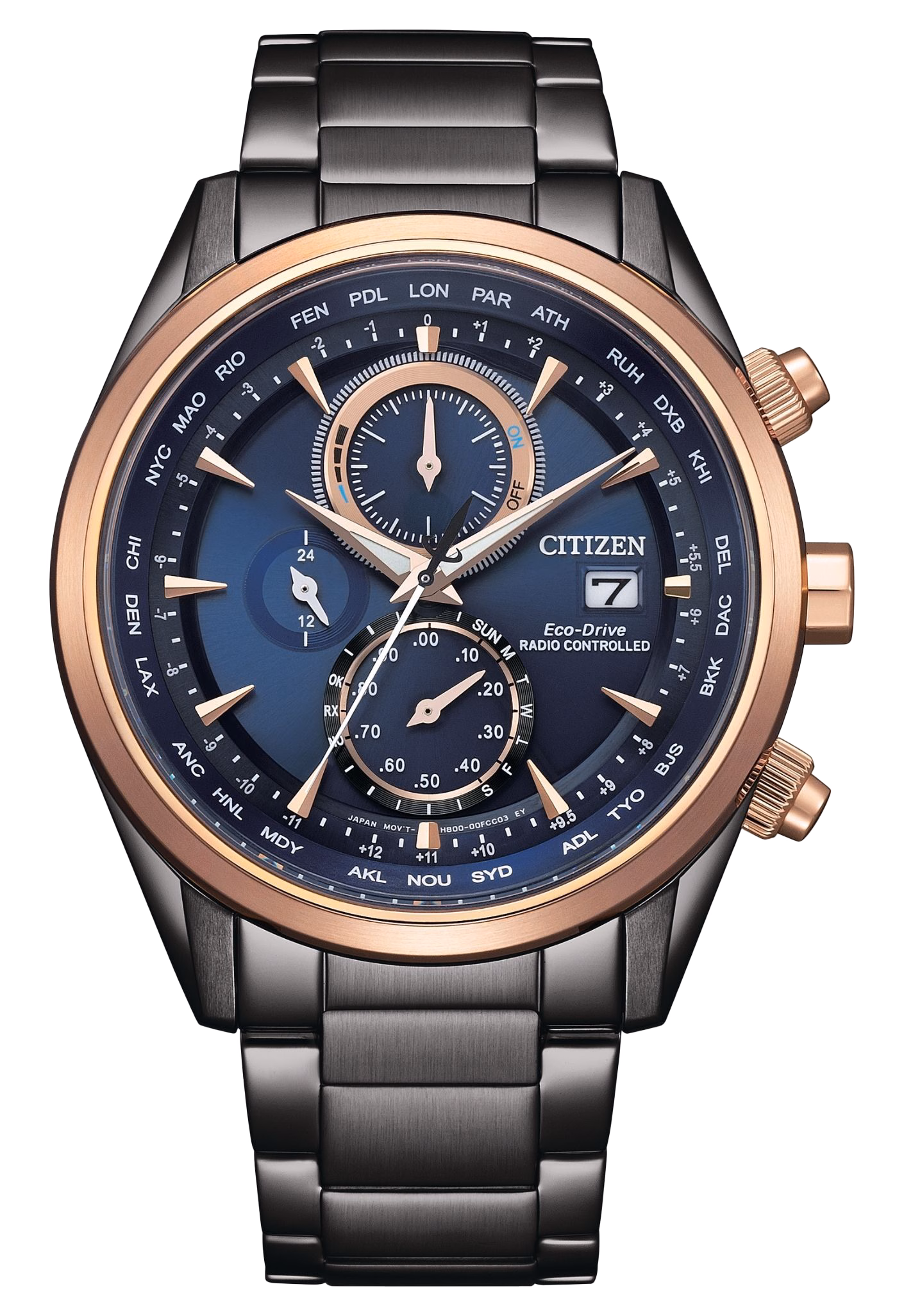 CITIZEN 星辰 GENT’S 光動能電波對時腕錶 AT8269-81L：圖片 1