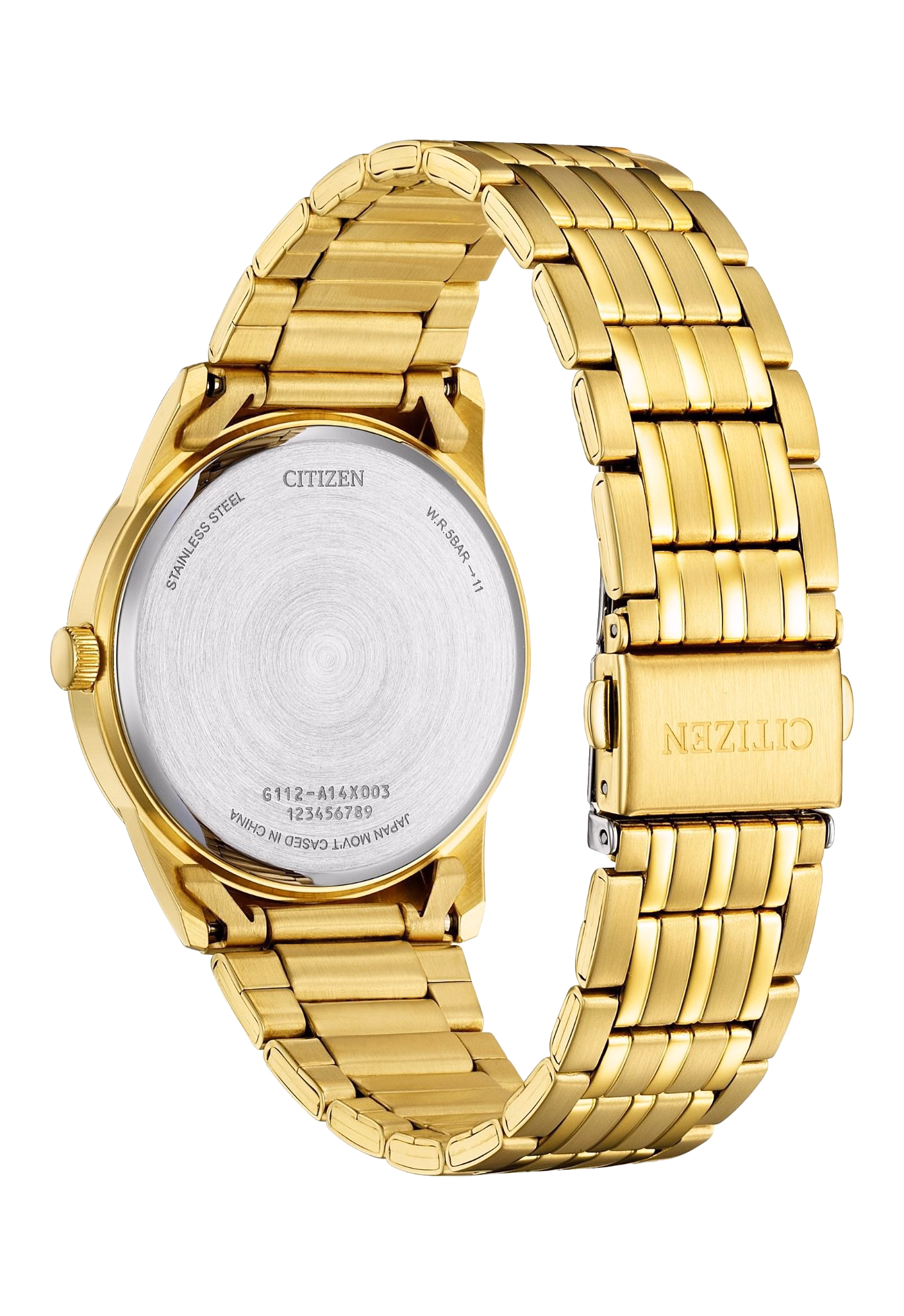 CITIZEN 星辰 GENT’S 金色 簡約三針男錶 BI5009-58A：圖片 2