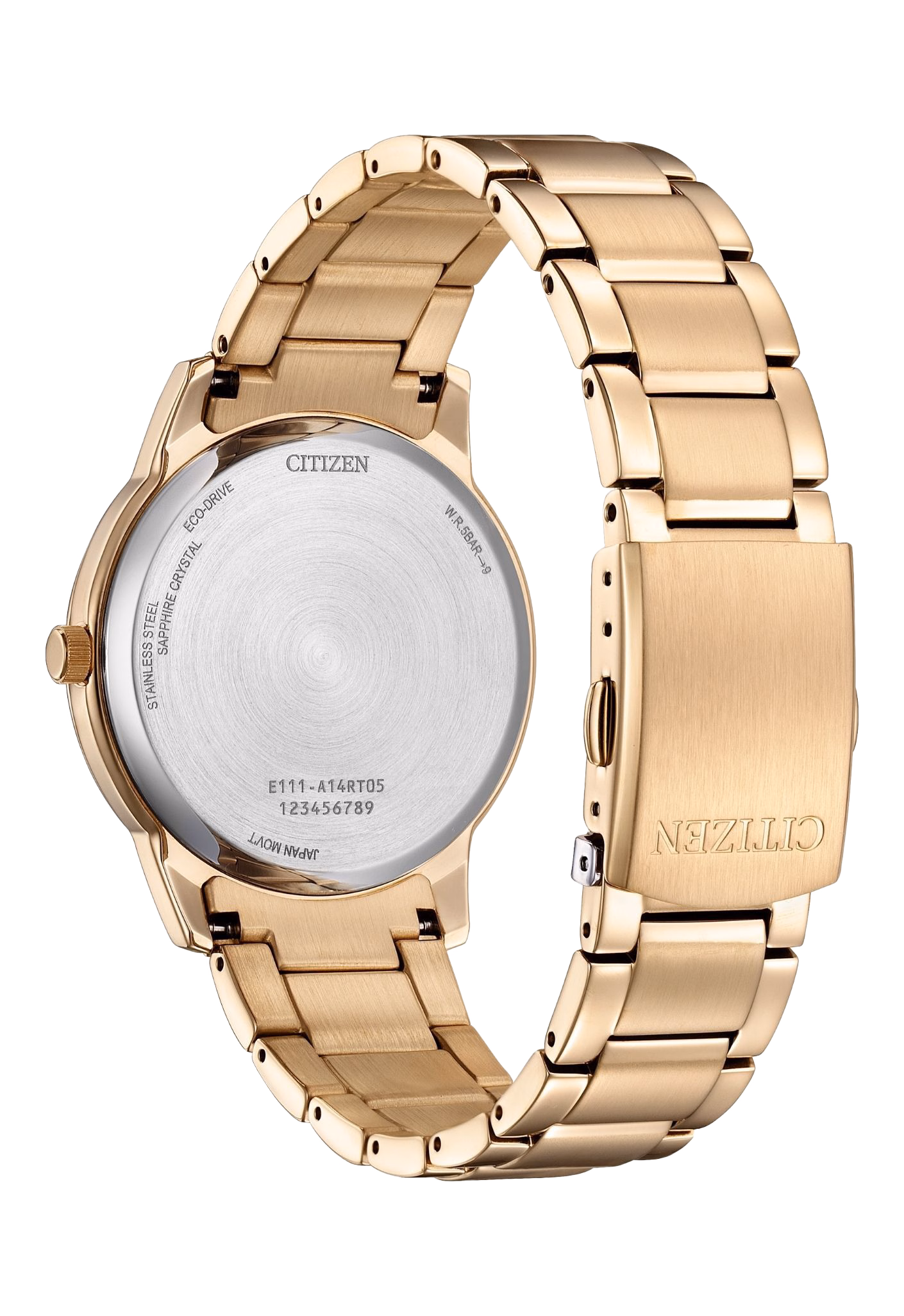 CITIZEN 星辰 Eco-Drive 簡約三針情侶對錶男錶 玫瑰金 BM6973-97A：圖片 2