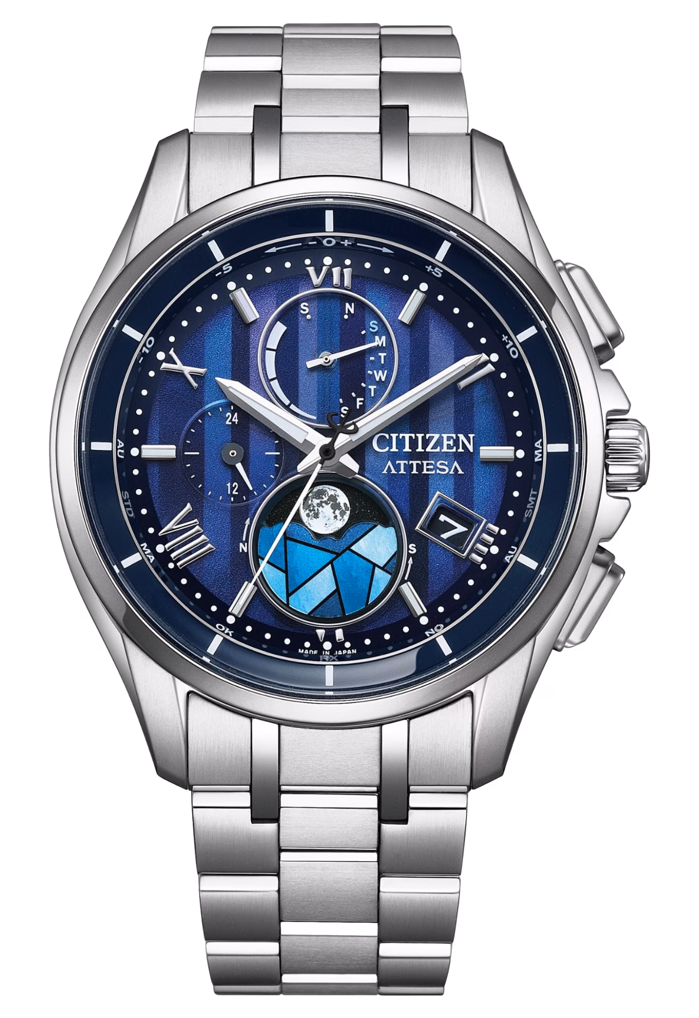 CITIZEN 星辰 ATTESA DEAR Collection 限量款 冬日琉光 鈦金屬光動能電波錶 BY1000-51L