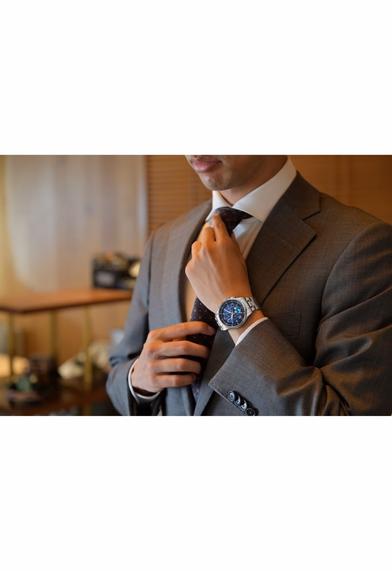CITIZEN 星辰 ATTESA DEAR Collection 限量款 冬日琉光 鈦金屬光動能電波錶 BY1000-51L