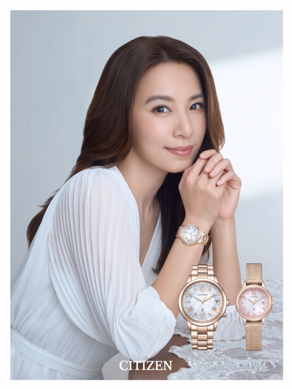 CITIZEN 星辰 xC Sakura pink 限定花嫁櫻花粉廣告款 光動能電波女錶 CB1135-52D