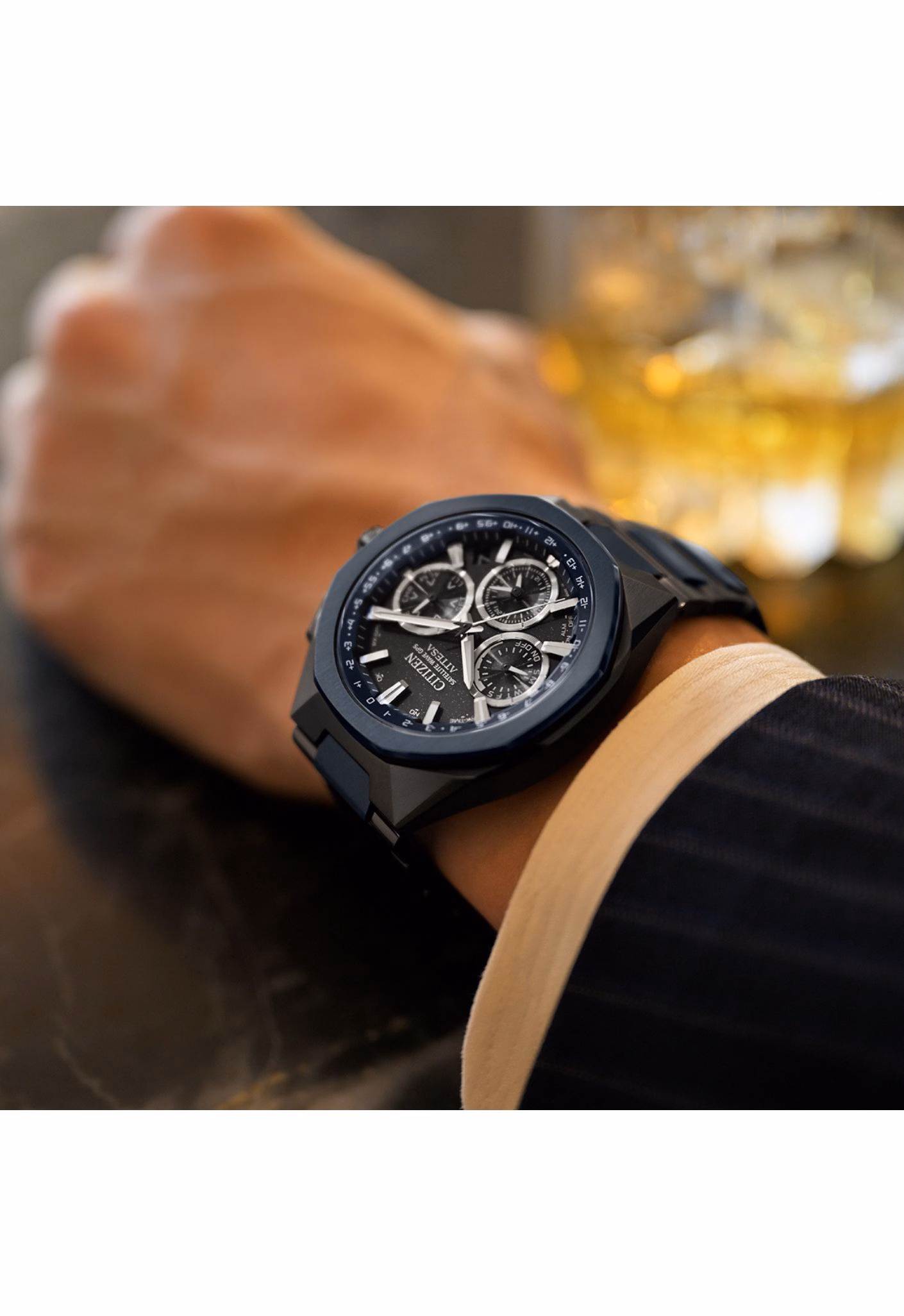 CITIZEN 星辰 ATTESA Blue Universe Collection 限量款 GPS衛星對時腕錶 CC4106-74E：圖片 10