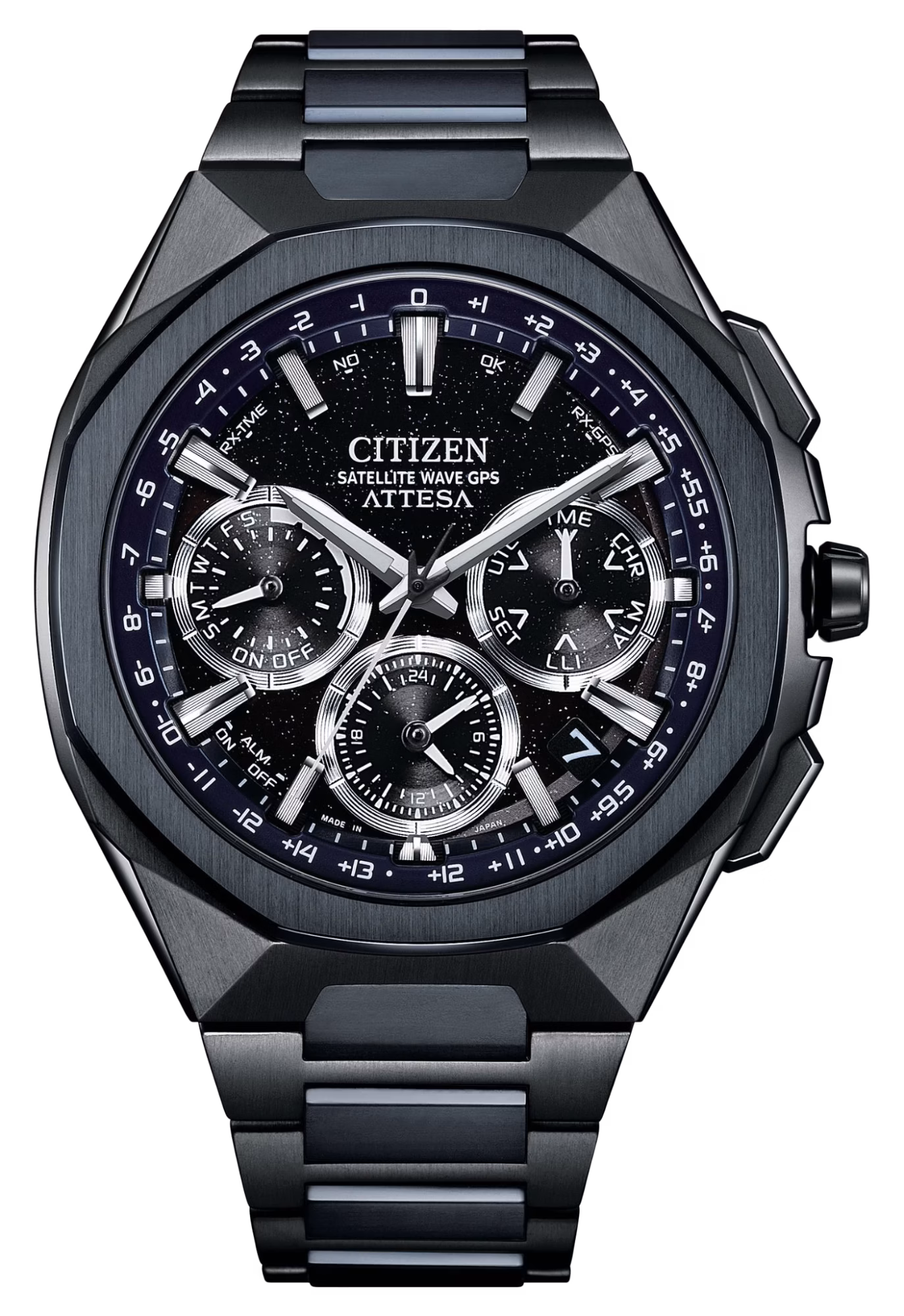 CITIZEN 星辰 ATTESA Blue Universe Collection 限量款 GPS衛星對時腕錶 CC4106-74E