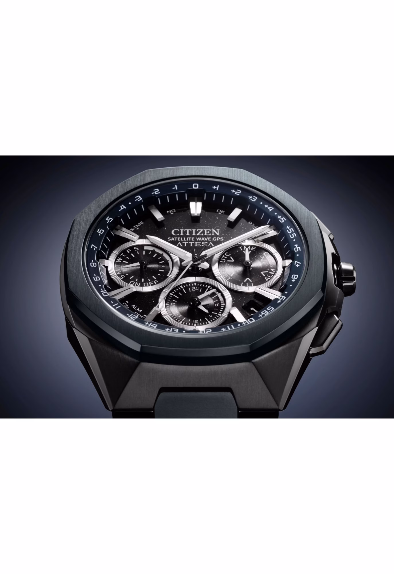 CITIZEN 星辰 ATTESA Blue Universe Collection 限量款 GPS衛星對時腕錶 CC4106-74E