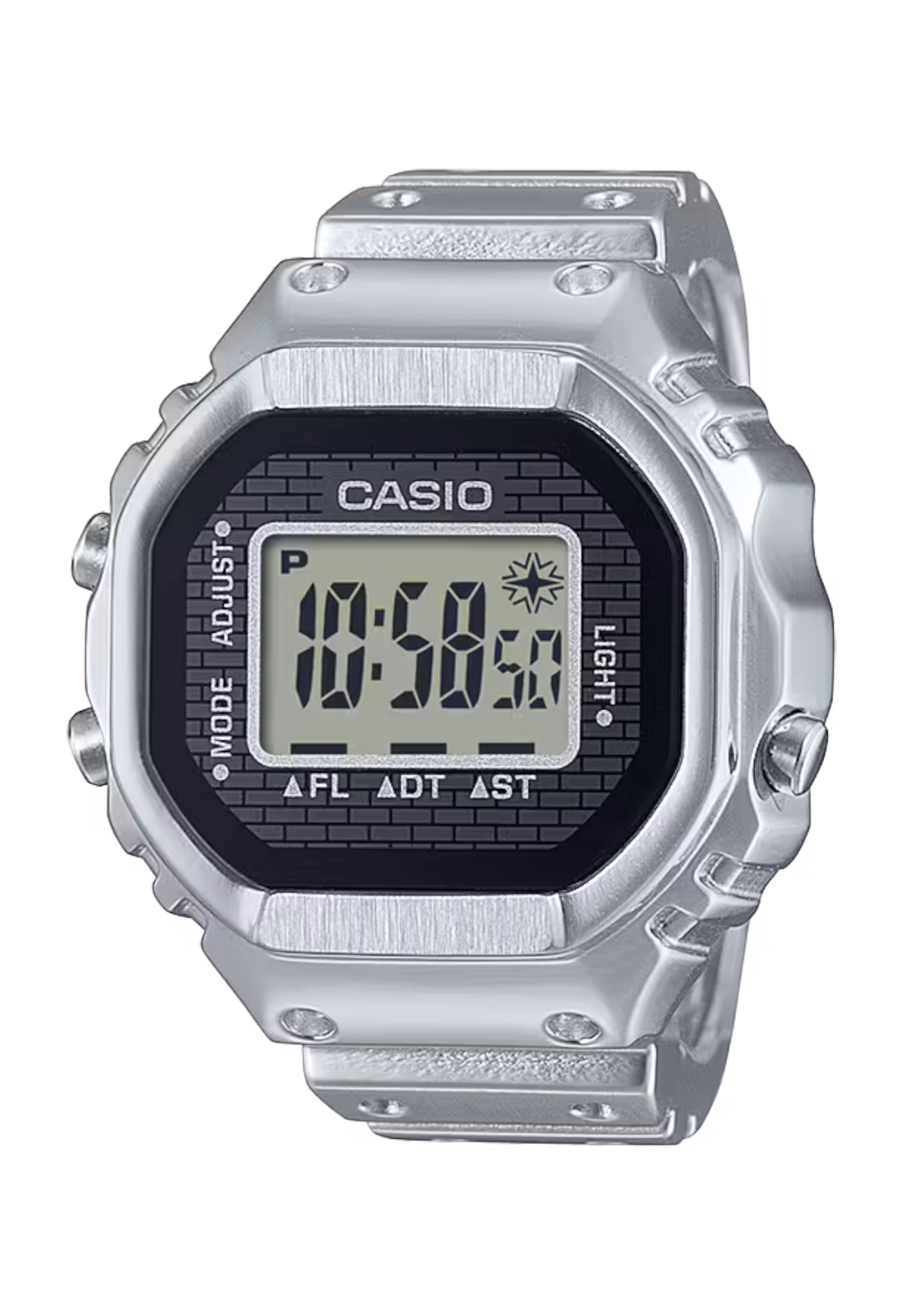 CASIO 卡西歐 CRW-001-1 銀色 戒指錶