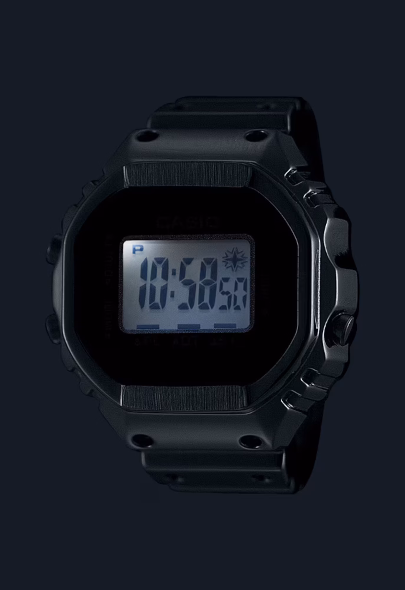 CASIO 卡西歐 CRW-001-1 銀色 戒指錶