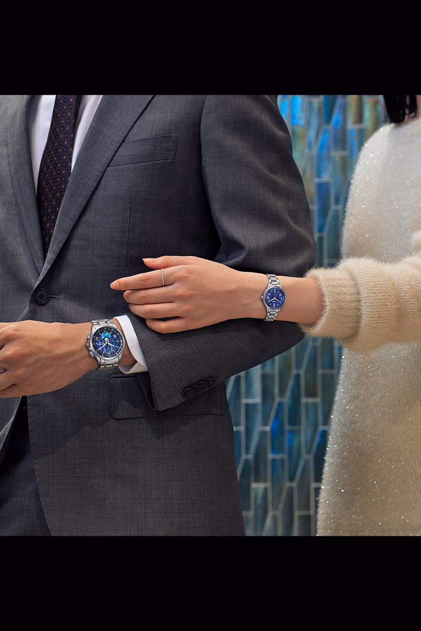 CITIZEN 星辰 xC DEAR Collection 冬日琉光列 限量光動能電波女錶 EC1160-71L