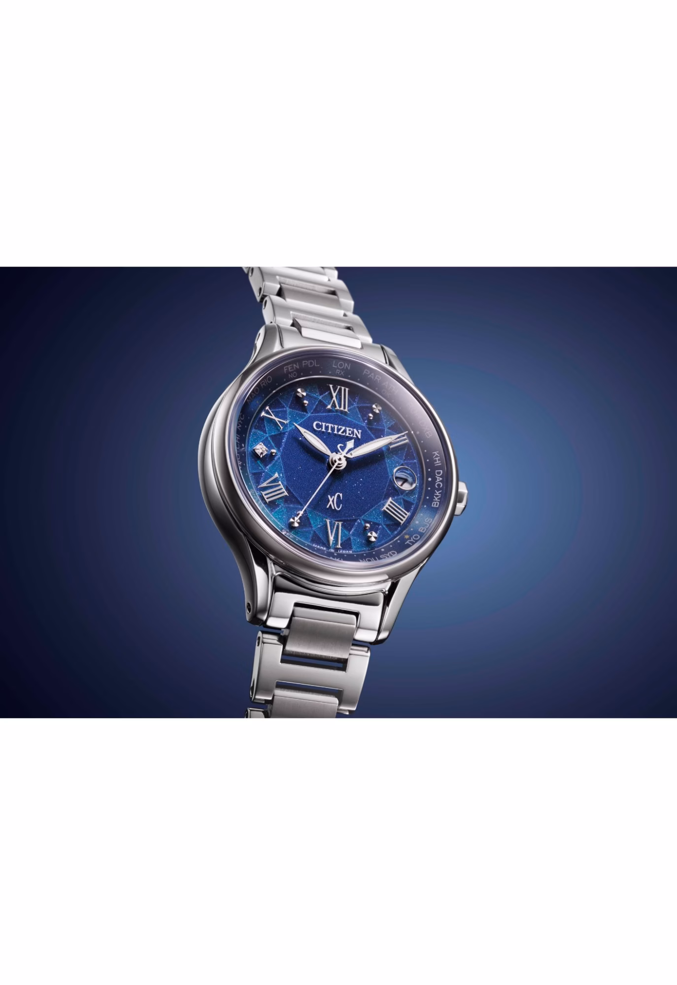 CITIZEN 星辰 xC DEAR Collection 冬日琉光列 限量光動能電波女錶 EC1160-71L