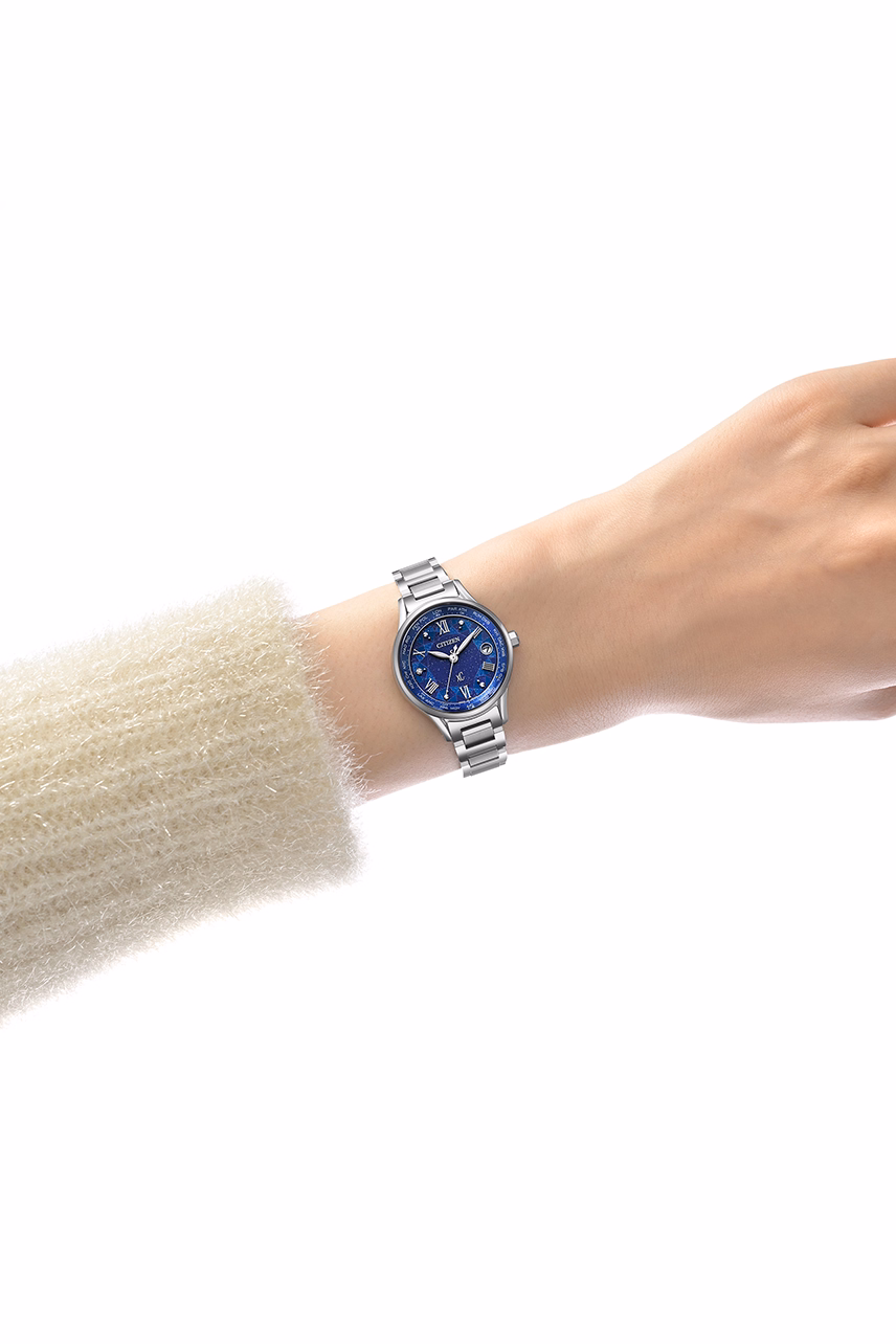 CITIZEN 星辰 xC DEAR Collection 冬日琉光列 限量光動能電波女錶 EC1160-71L